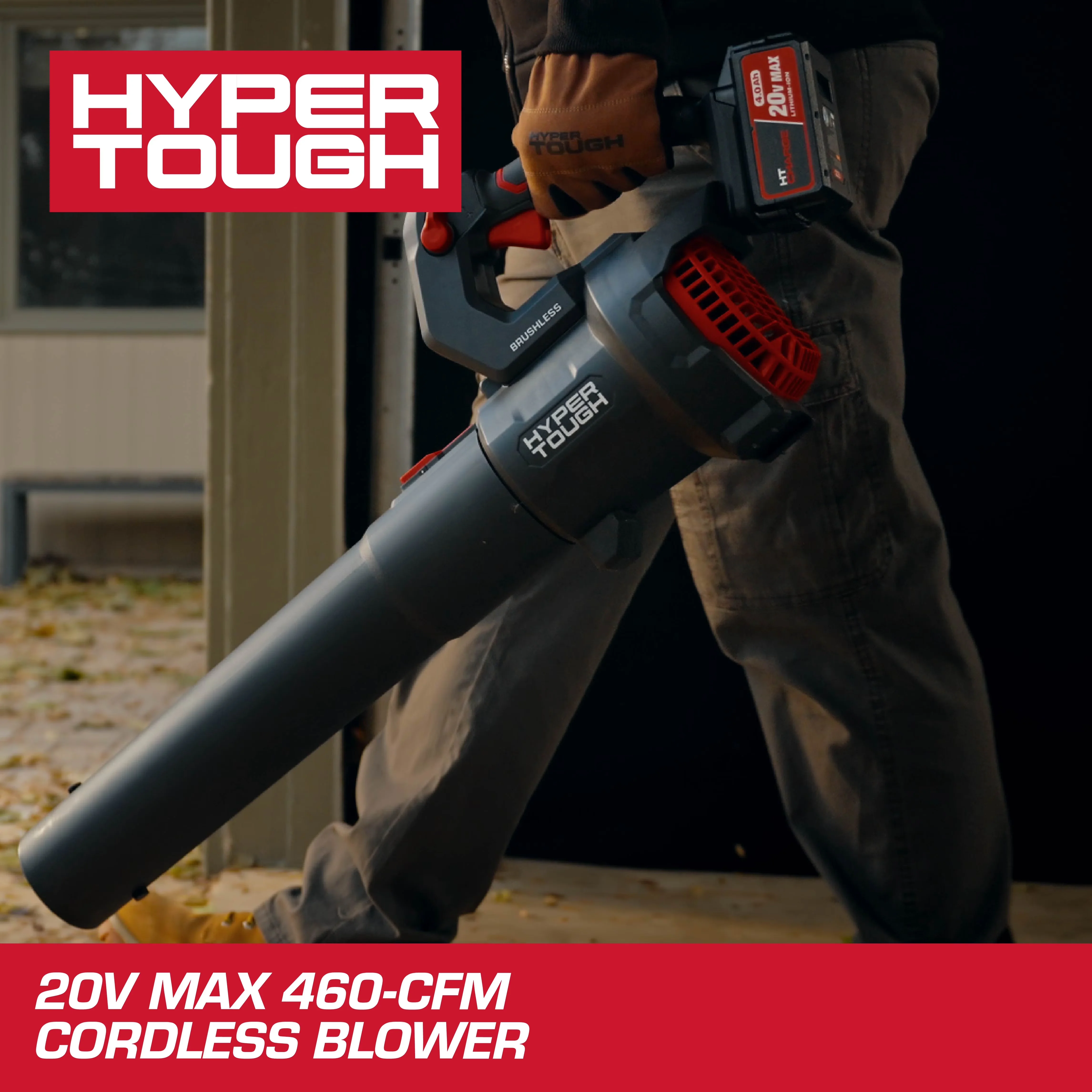 Leaf Blower Efficient with Battery, 20V, 20V 460-cfm - Long-Lasting Performance Model 262BA2