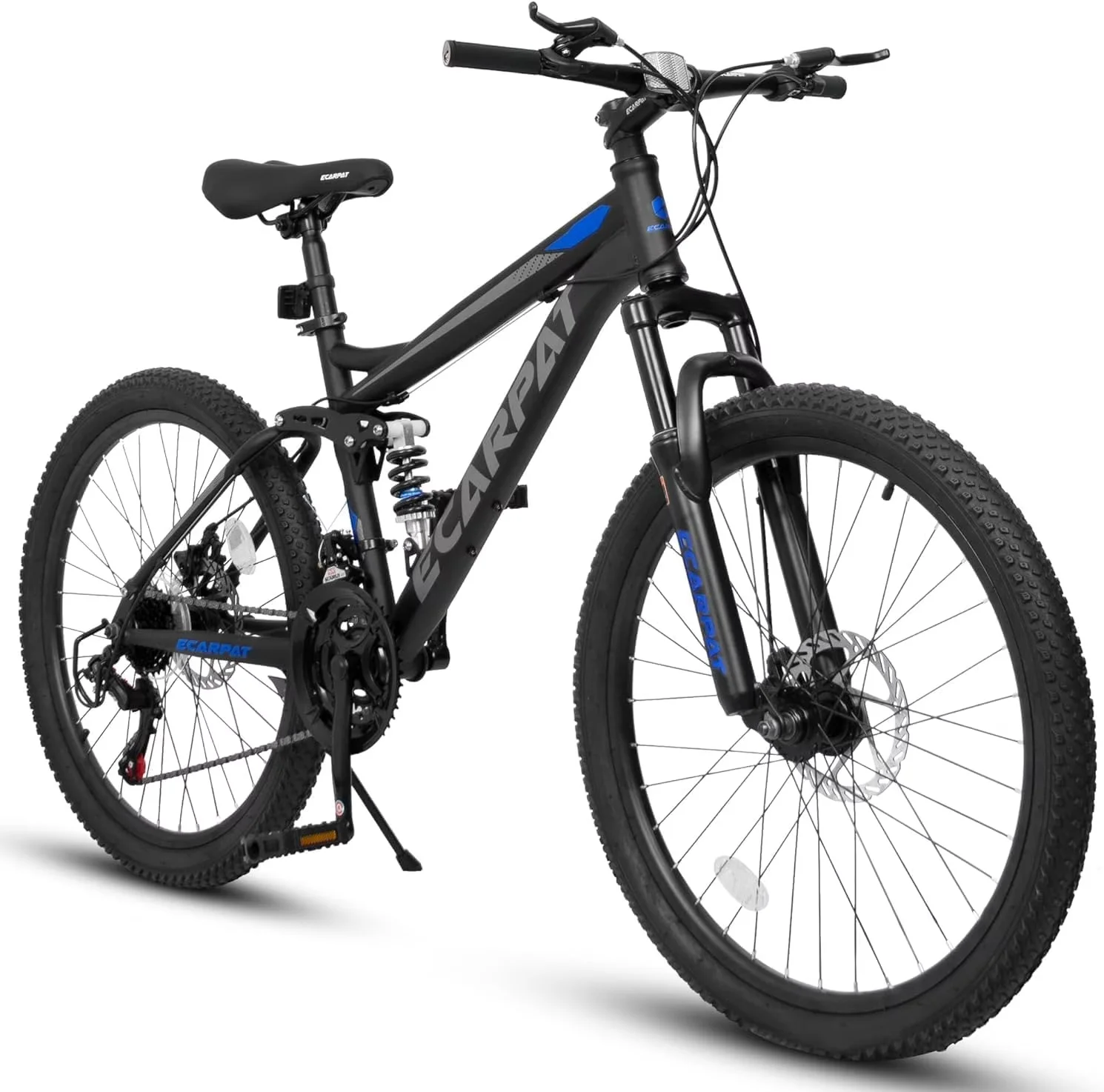 Sleek Mountain Bike with Adjustable Speed, Adjustable Height, Adjustable Seat - Blue-26 Inch Model 2A221F