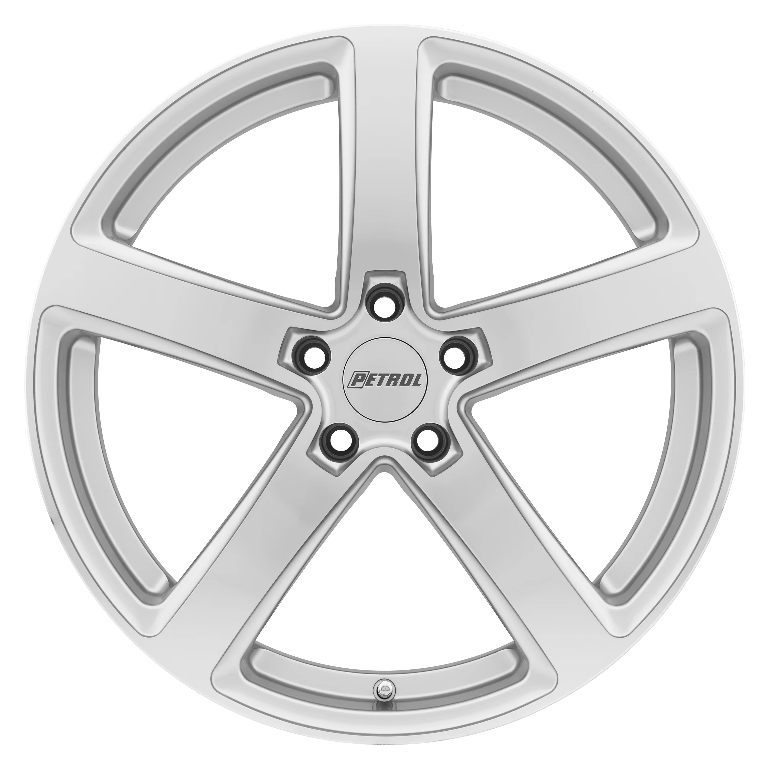 Wheels And Rim Versatile with Machined Cut Face Finish, Aluminum P2A 17X8in Silver - Silver W/ Machined Cut Face Aluminum Model 332838