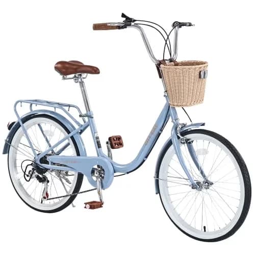 Essential Mountain Bike with Adjustable Height, 22 inch, suitable for 5.5-5.10 feet in height - Gray Model 50C871