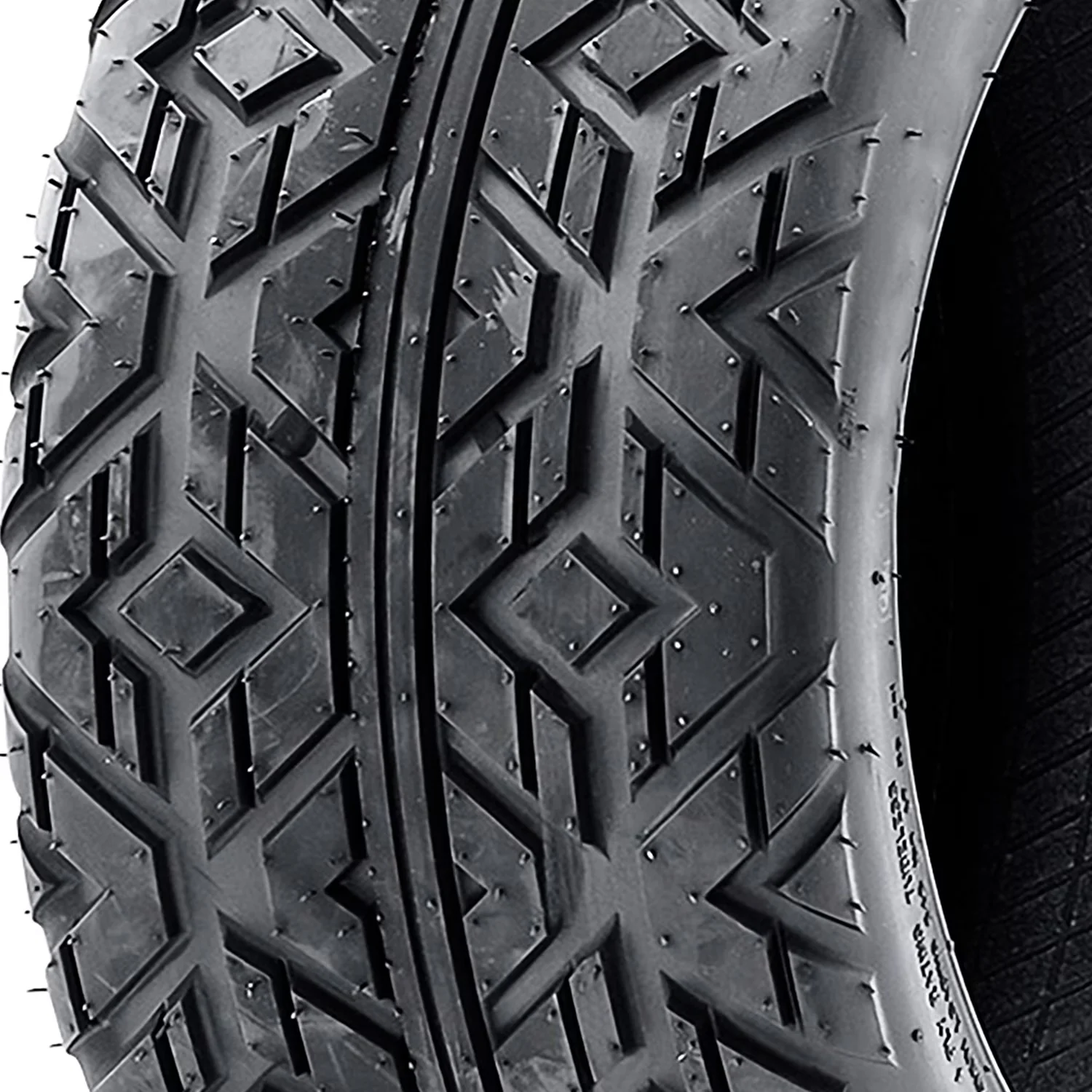 Versatile Golf Cart Tire with All-Weather, Wet Or Dry, 215/35-12 4 Ply - Model 117E06