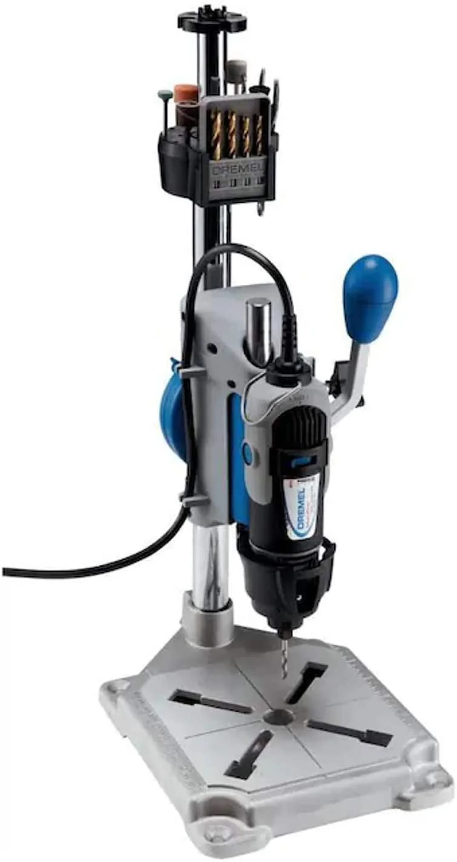 Efficient Pro Tool with Adjustable, Includes (4) Workstation., Electric Rotary Workstation Drill Press - Multicolor Model 77FD5A
