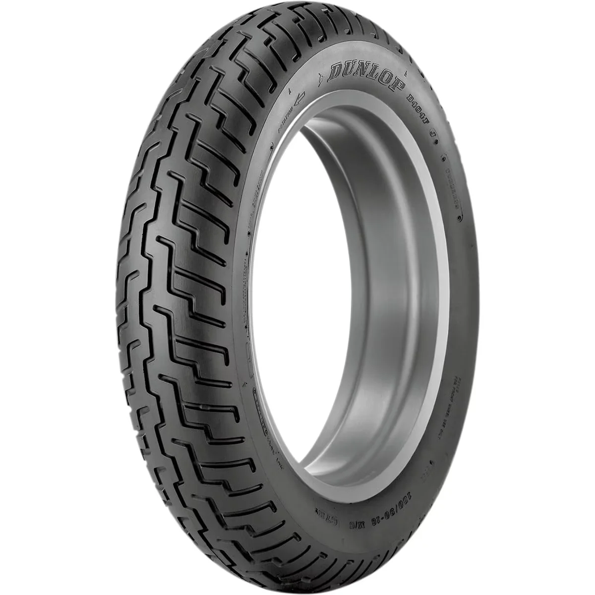 Motorcycle Tire Durable with D404 Front 100/90-19 (57H) Black Wall - Residential Grade Model D9037D