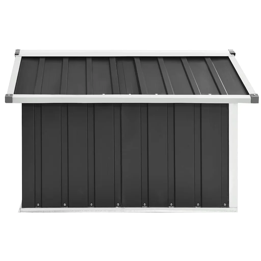 Innovative Shed with Uv Resistant, Waterproof, Color: Anthracite - Black Steel Model D2B8DB