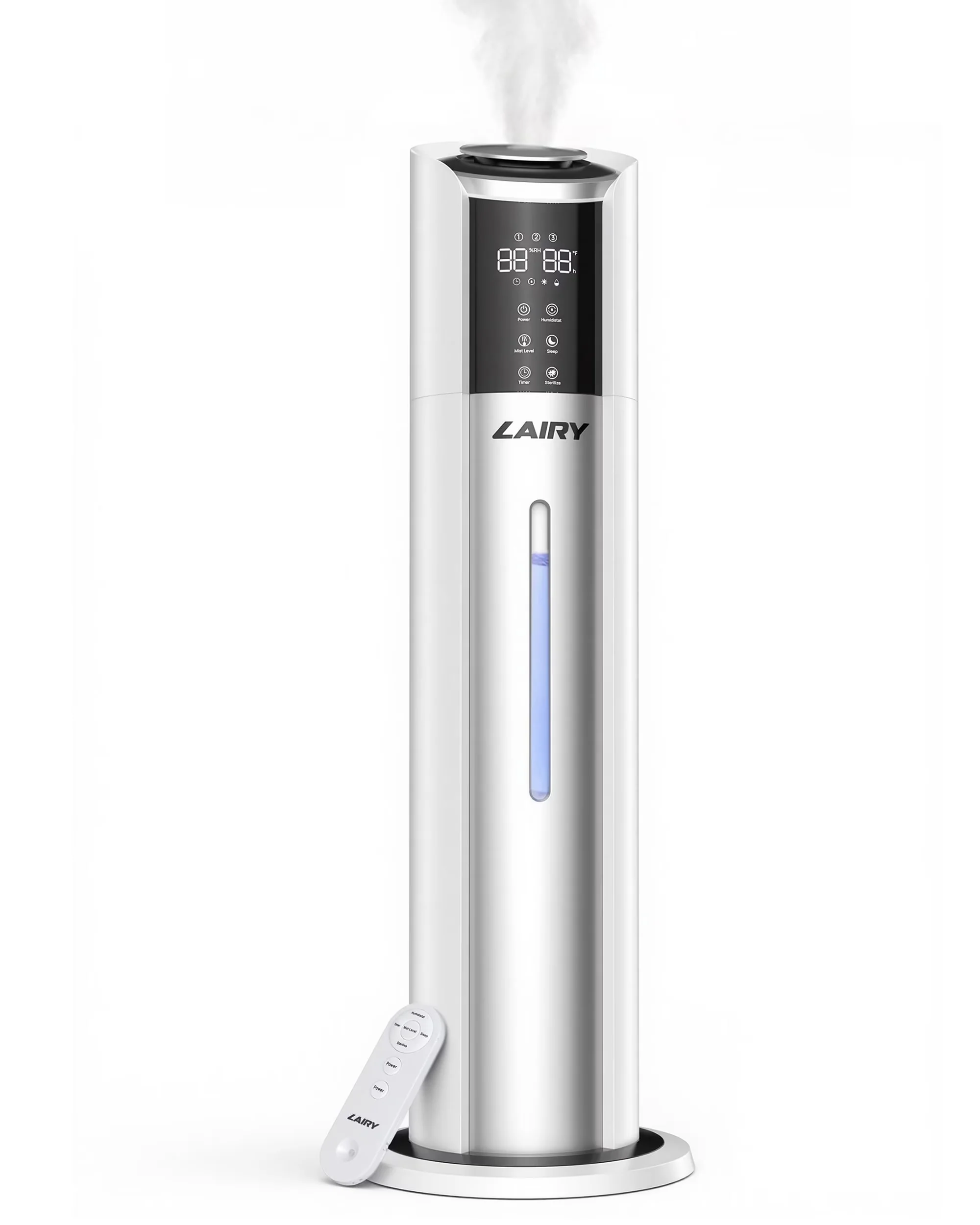 Humidifier Efficient with Adjustable Humidistat, 8L Cool Mist Air Humidifiers - White Model 494BB0