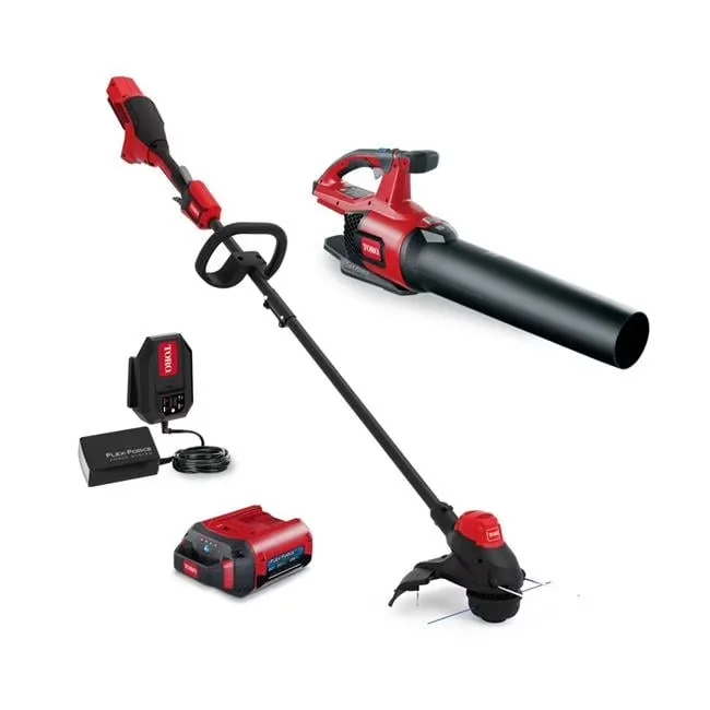 Efficient Leaf Blower with Battery, 60V, 13 in. 60V Trimmer & Combo Kit - Model 0EAE76