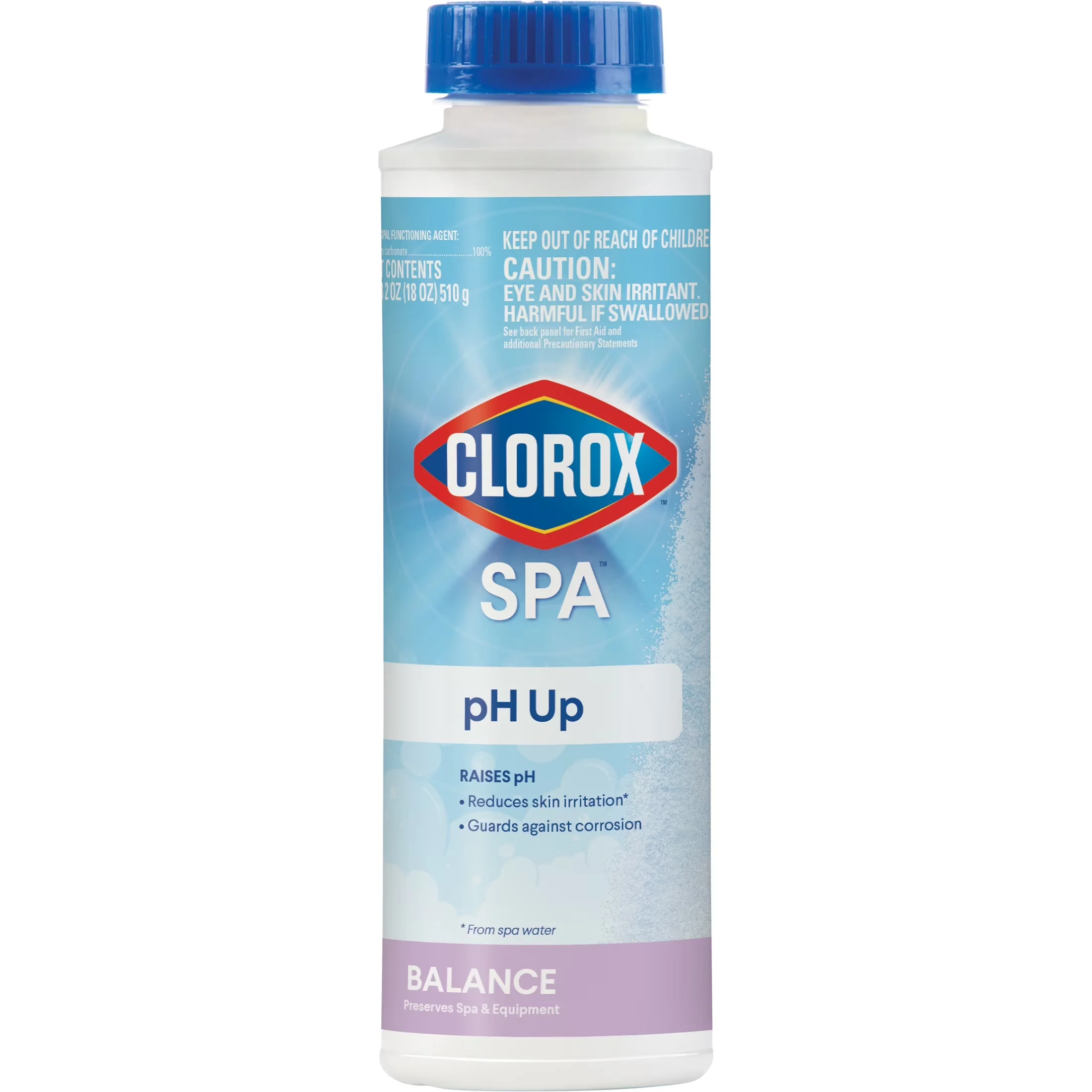 Hot Tub Quality with Pool Water Balancers Granules raises pH, Guards against skin & eye irritation - Model D45EBA