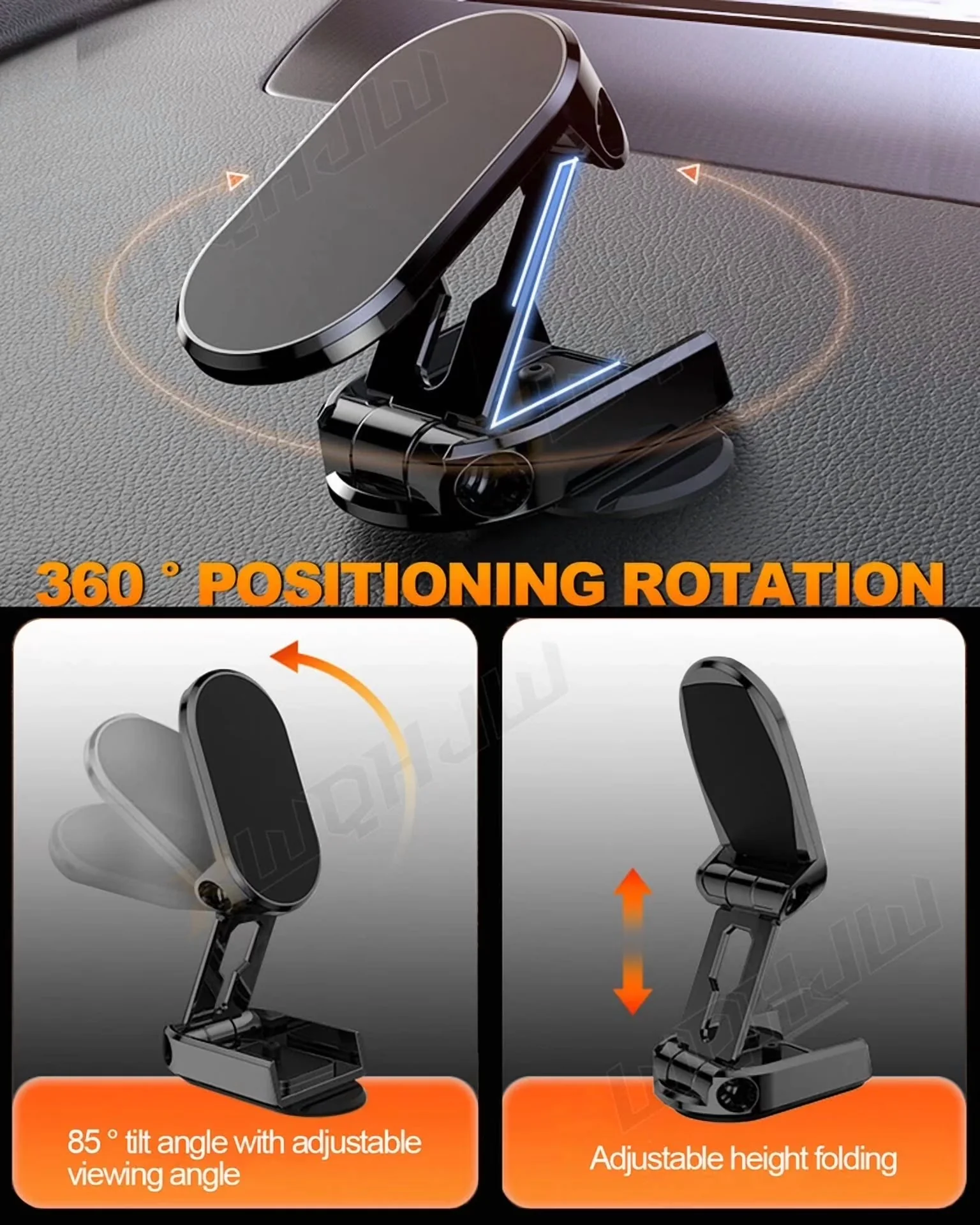 Sleek Home Gym with 360 Degree Rotation, Foldable - Durable Build Model 987381