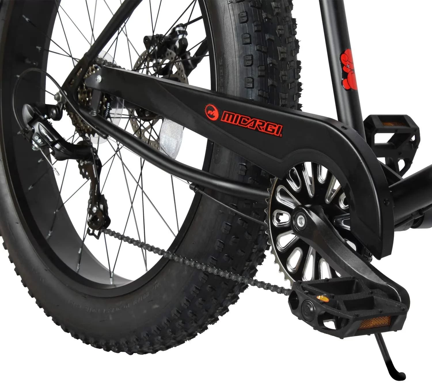 Durable Cruiser Bike with Handlebar: Hi-Rise Type HandleBars, Frame: Steel Frame, Fork: Frame Triple Tree Fork - Black Model 15CFD3