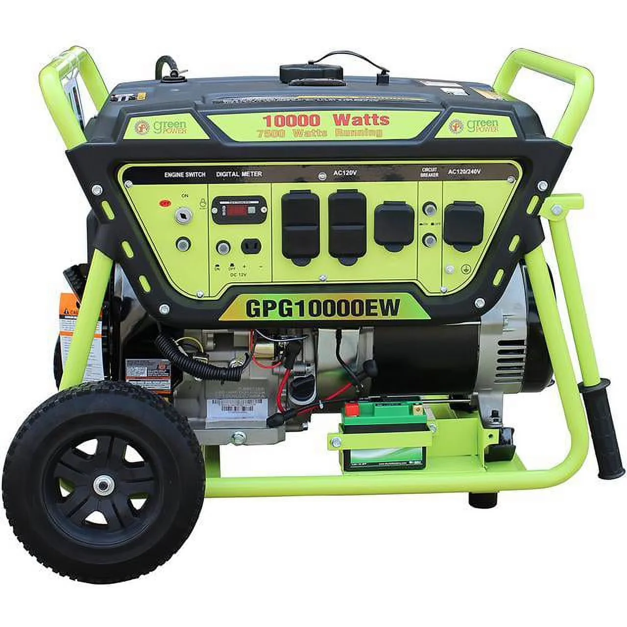 Compact Generator with 7500W, Gasoline Powered Electric Start Portable - Model CEDEAD
