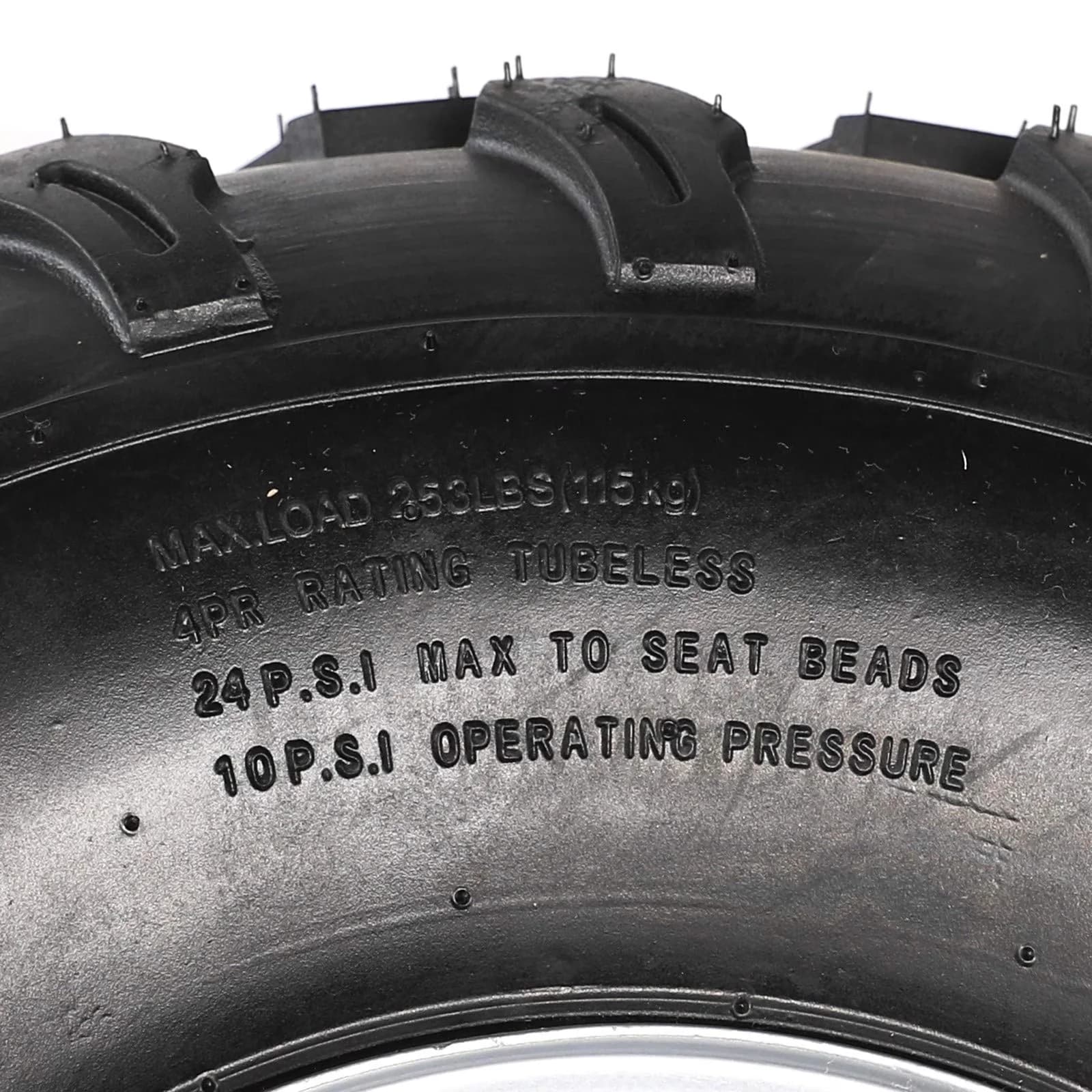 Versatile Golf Cart Tire with Durable Construction, Package includes: 1x tire(with rim) - Model DD3D24