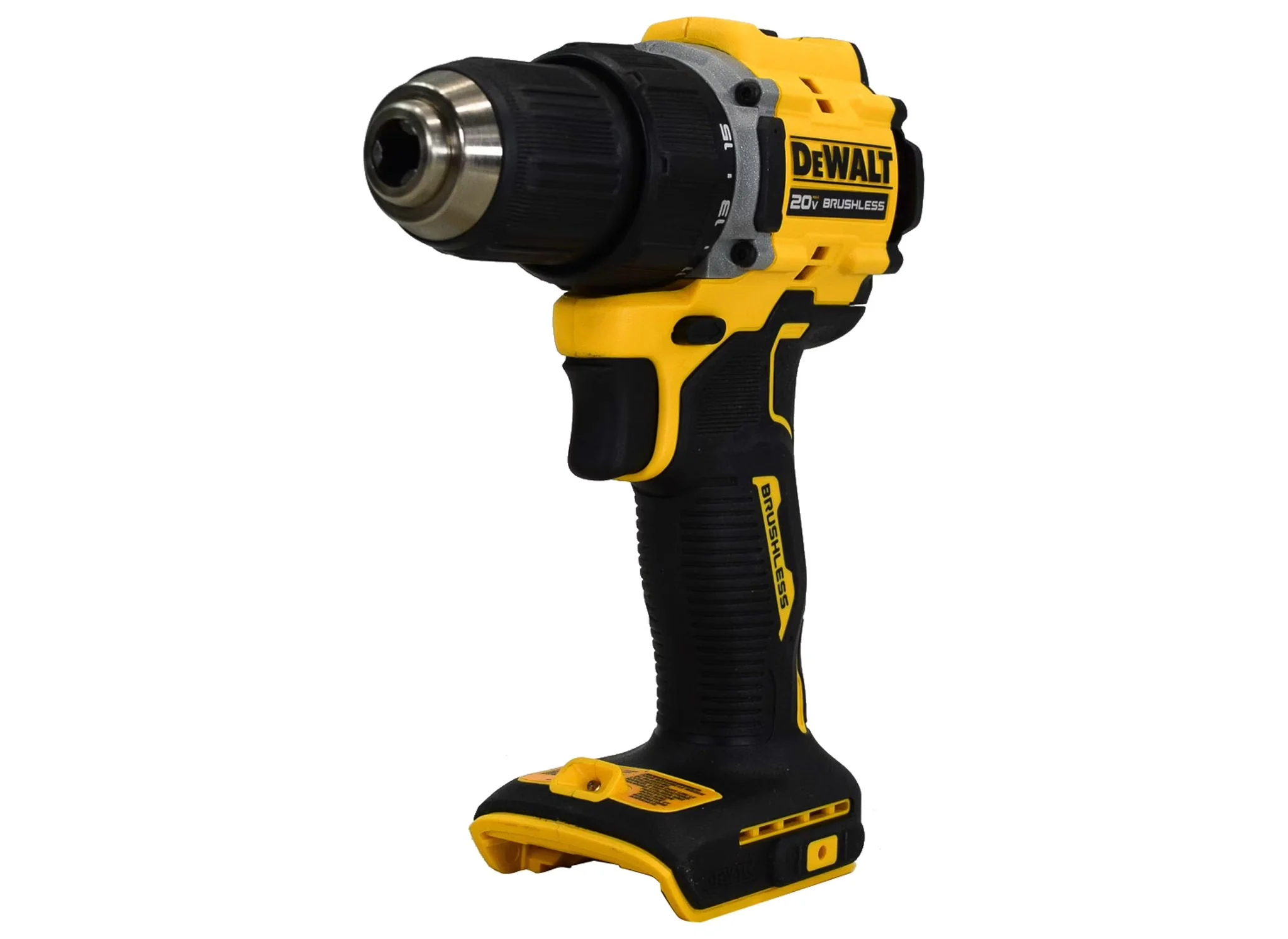 Drills Driver Efficient with Battery, 20V, 20V Cordless 1/2" Drill (Tool Only) - Yellow 1/2" Model 47EB81
