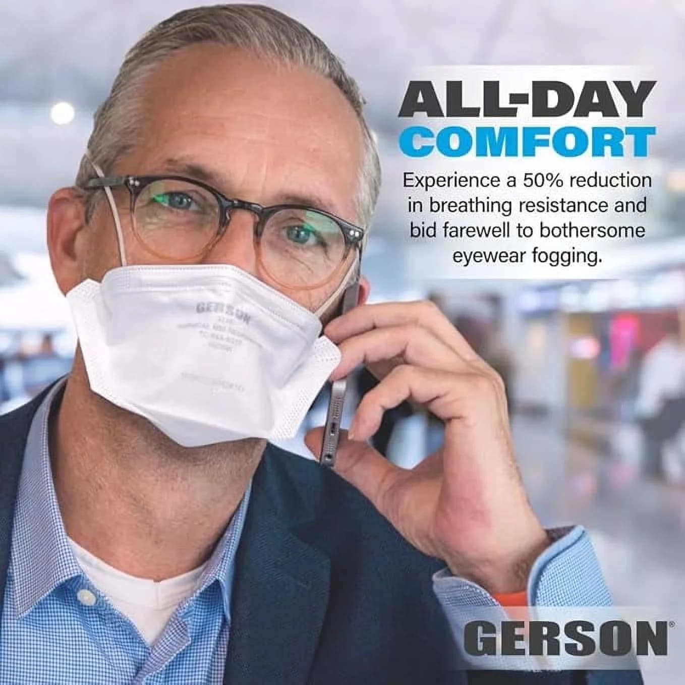 Protective Equipment Versatile with Made in U.S.A, Box of 50 - Polypropylene White Model A3E6D1