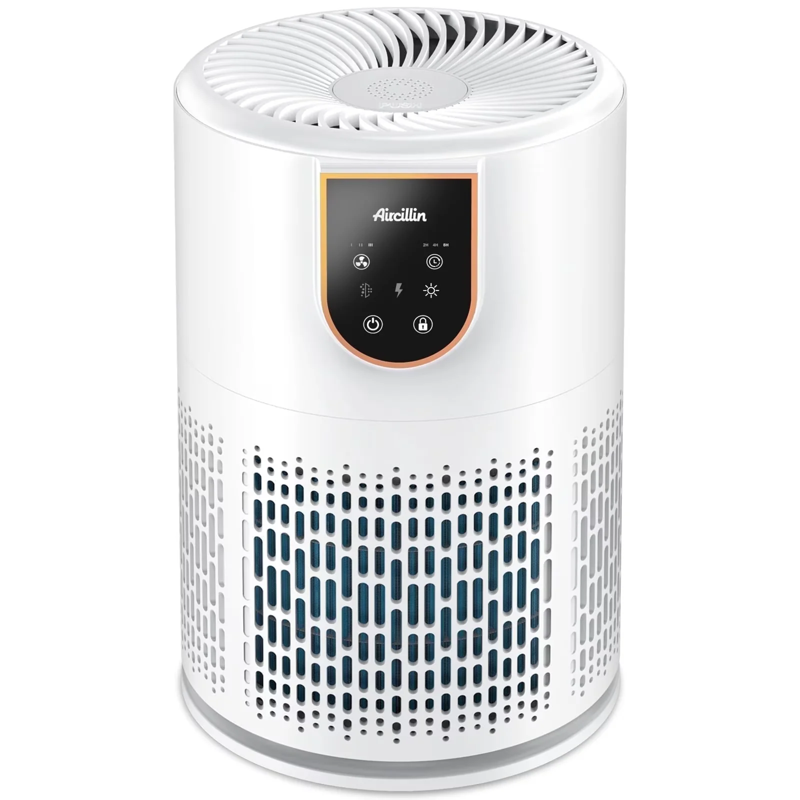 Stylish Air Purifier with Filter Change Indicator, Variable Speed - White Model 31A7DD