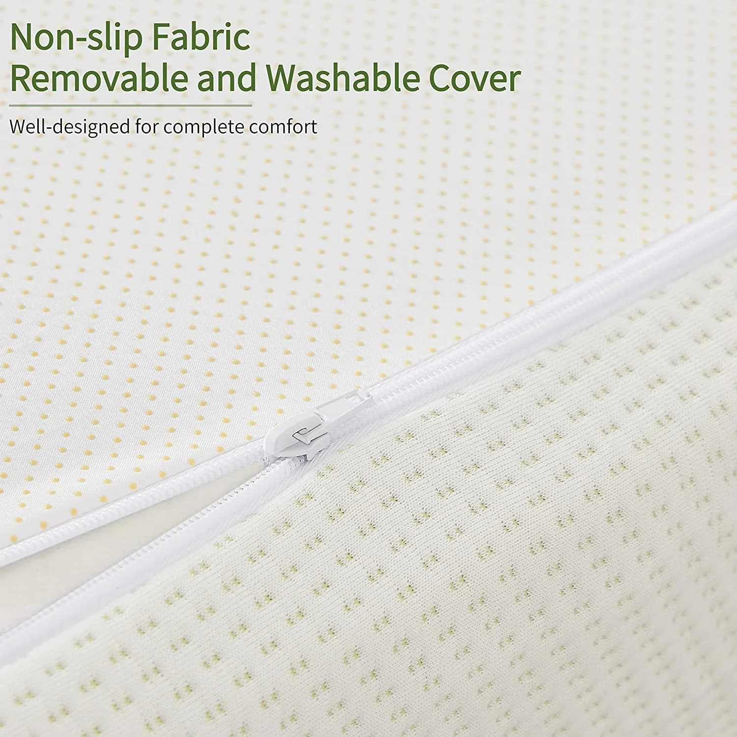 Compact Mattresses Accessory with Twin XL Mattress - White Memory Foam, Infused Green Tea Model BE9198