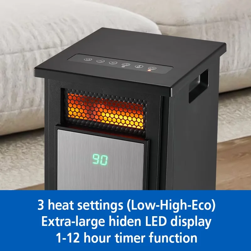 Premium Portable And Electric Space Heater with 1500W, Suitable for Indoor Use, Cabinet Space Heater Design for Indoor - Model DB8B53