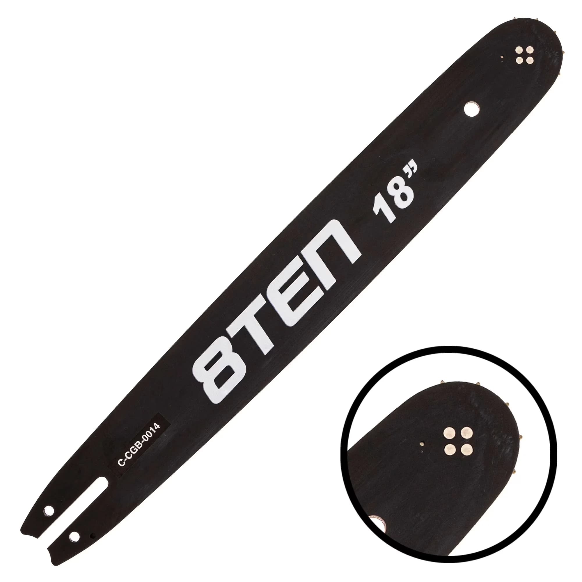Sleek Replacement Parts Accessory with 18" Chainsaw Bar & Chain .063 13/40 68DL - Model 350824