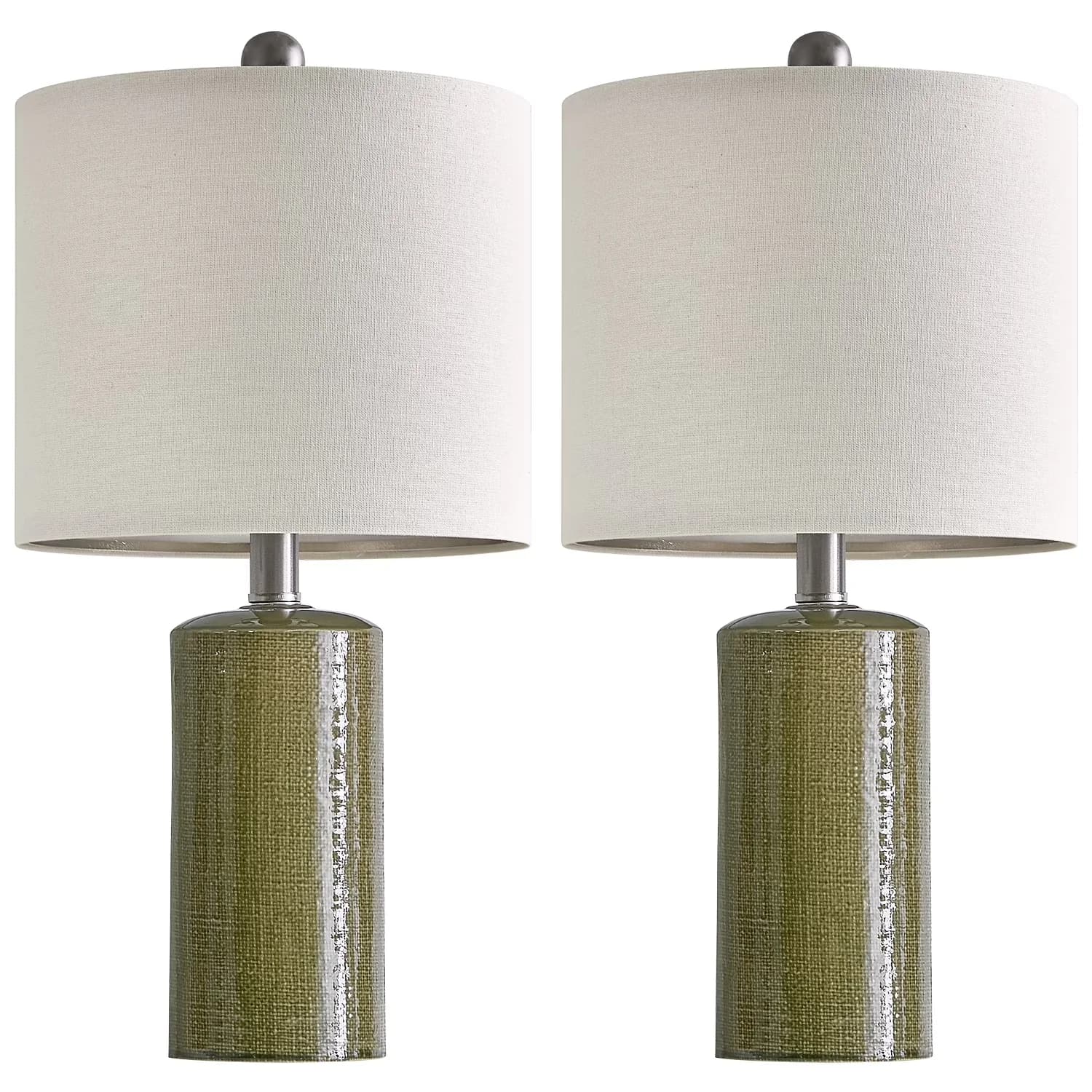 Versatile Table Lamp with Incandescent, Modern - Ceramic Green for Living Room Model 5E7E41