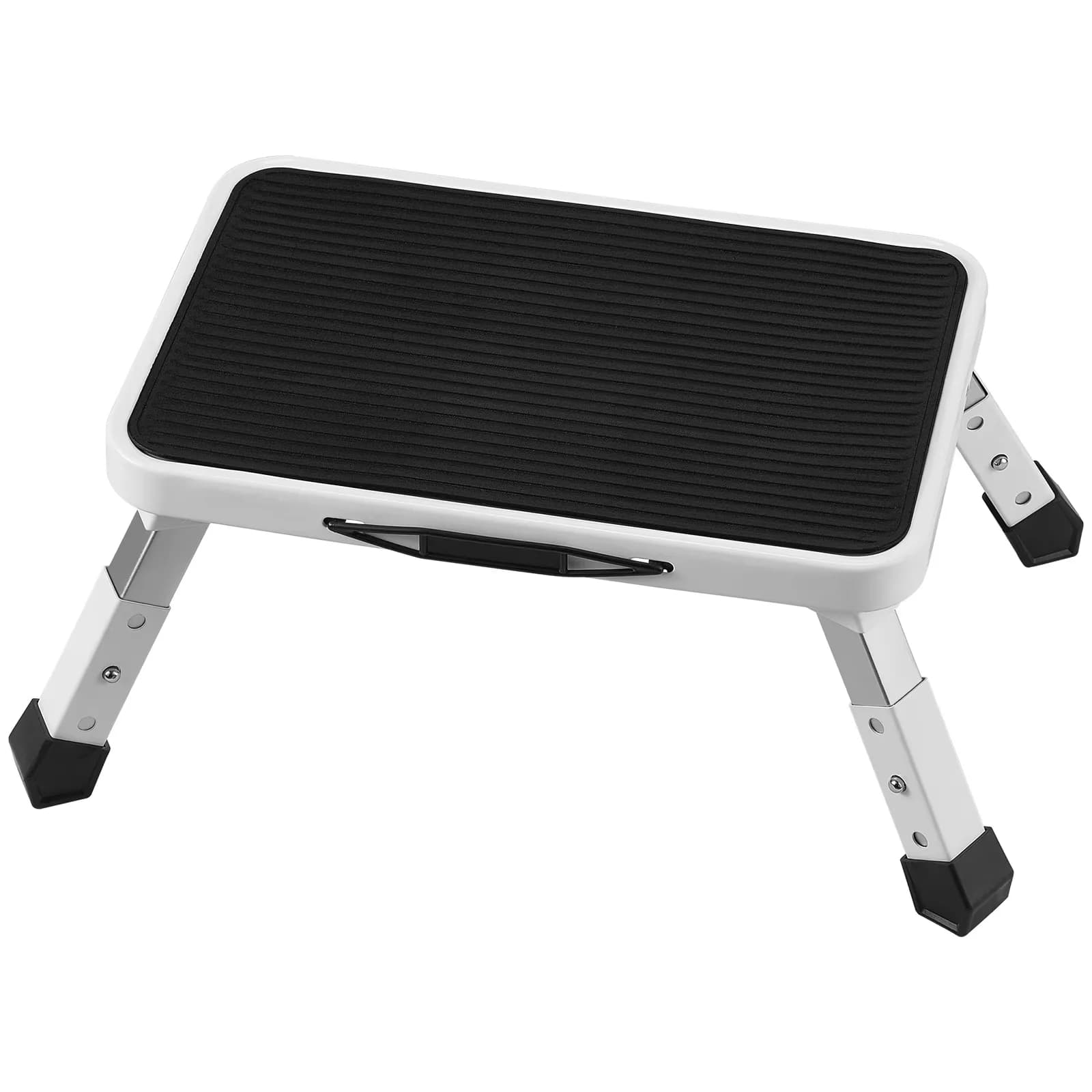 Classic Ladders And Step Stool with Foldable, Steel Ladder, Ladder - Steel Black Model B0D3EF