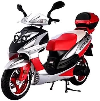 Quality Scooter with Title, Hand Brake, Controls = Twist Throttle - Red, Black, Blue, Silver Model 8288F9
