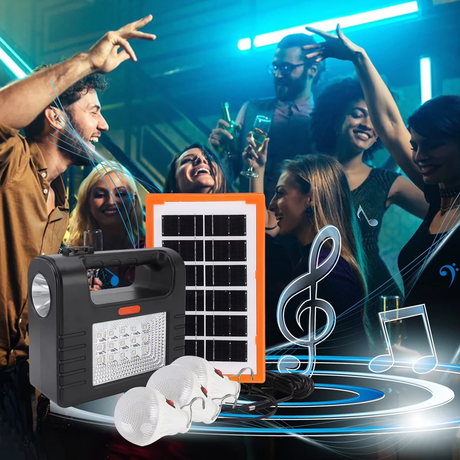 Generator Professional with Portable Power Station for Outdoor, Camping - Model 3149D7