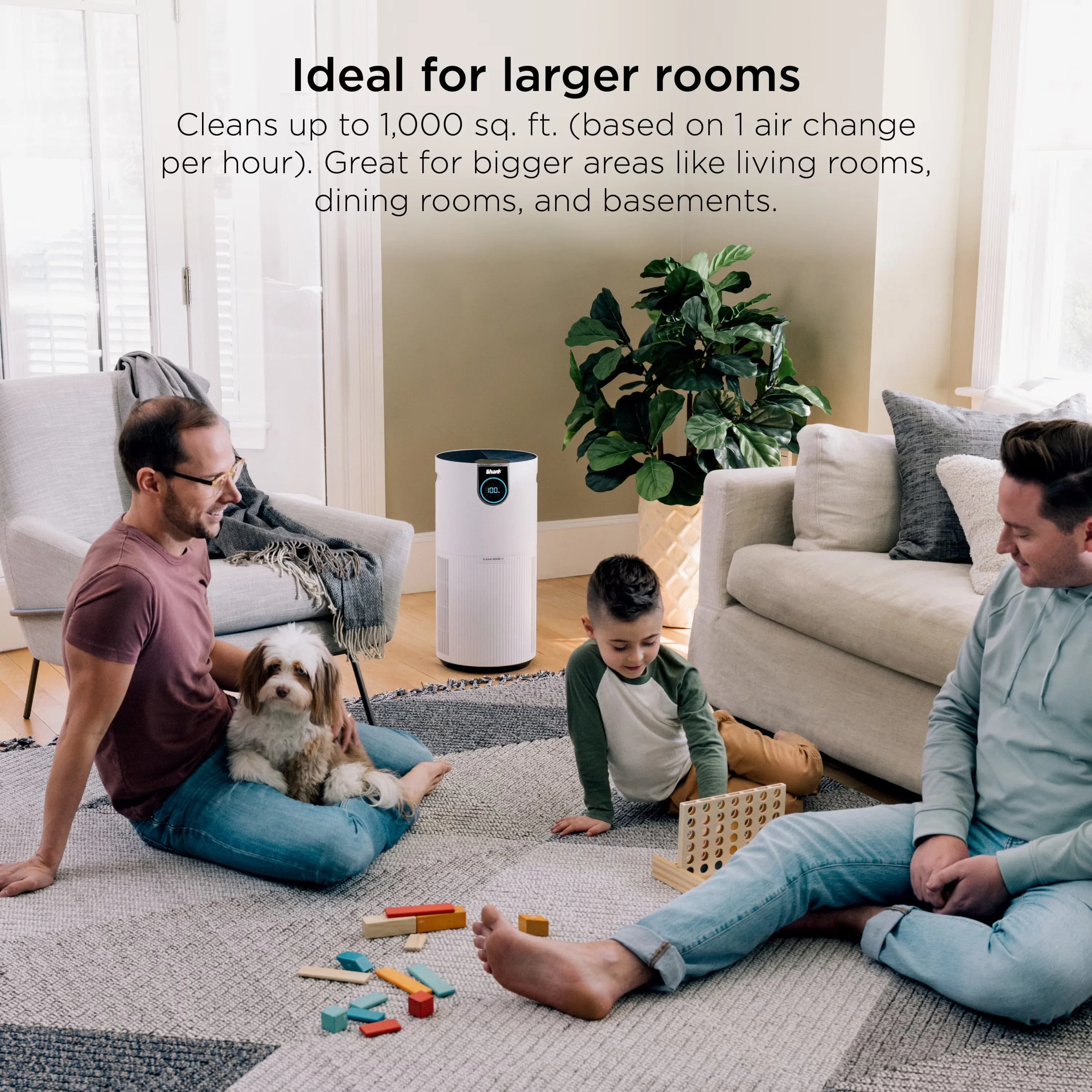 Air Purifier Essential with Variable Speed, Automatic Shut-Off, MAX 1000 St Ft True HEPA - Model 88419D