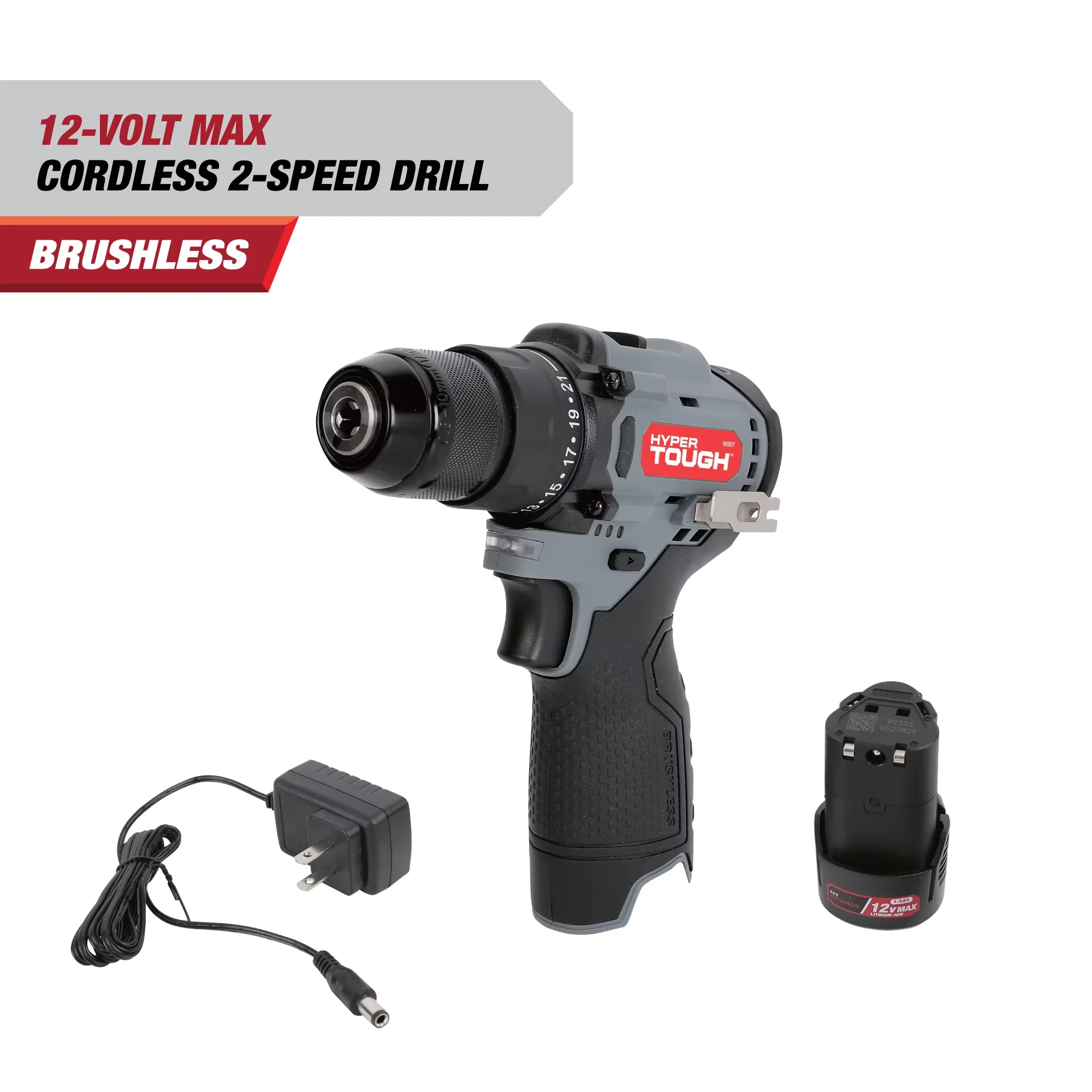 Sleek Drills Driver with Battery, 12V, Easy To Operate - Built to Last Model 7FBFA1