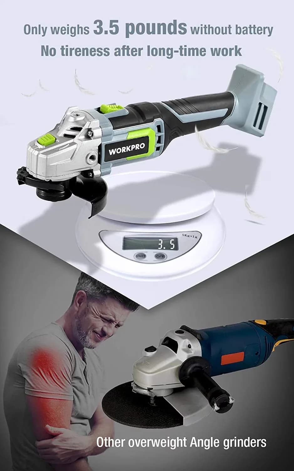 Essential Woodworking with Battery, 20V, Lightweight - Multicolor - Modern Design Model E6C297