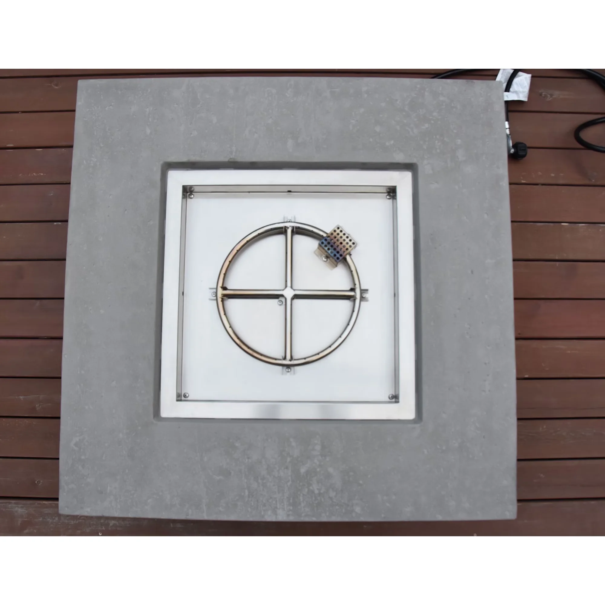Outdoor Heating Modern with 45000 BTU - Gfrc Off-White Manhattan - Space-Saving Design Model 5A5A3A