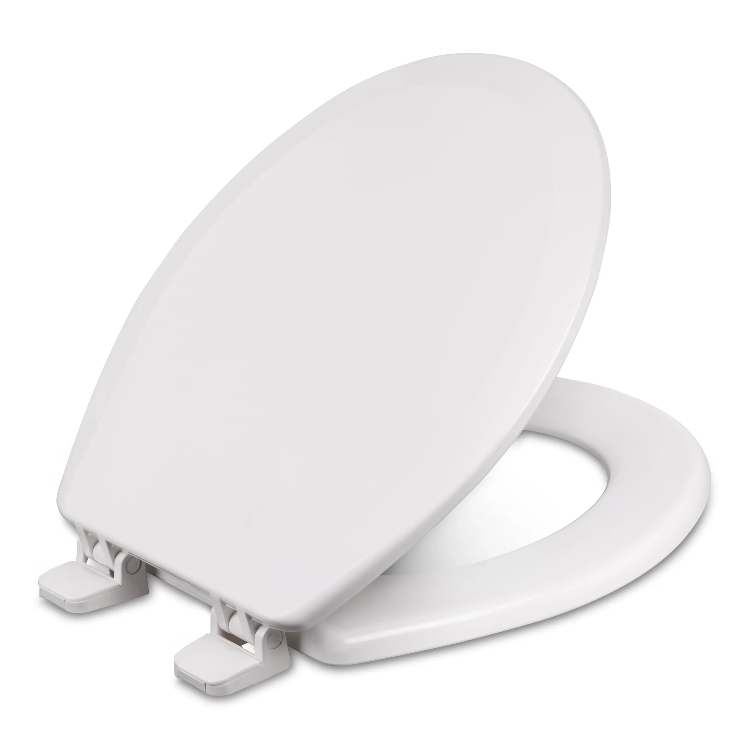 Quality Toilet Seats And Lid with Easy To Clean, Seat Shape: Round, 700-001 Round Molded Wood Seat - White Molded Wood Model 0D05BB