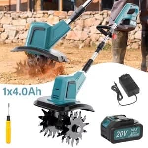Essential Trillers Cultivator with Battery, 20V, Lightweight Labor-saving - Model 41BB68