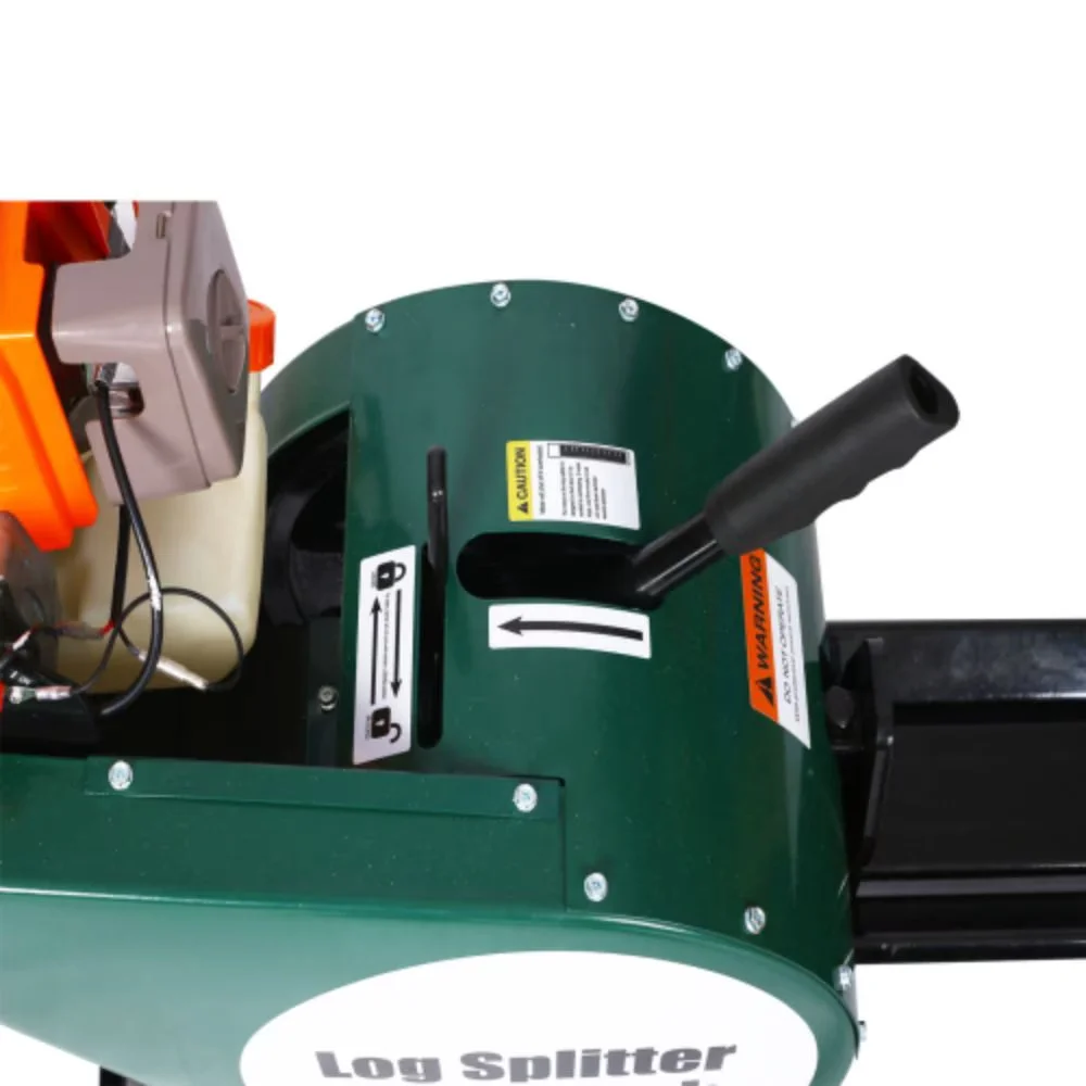 Quality Logsplitter with 110V, Wheeled - Green With Auto Return 20In - Quality Construction Model 1AC876