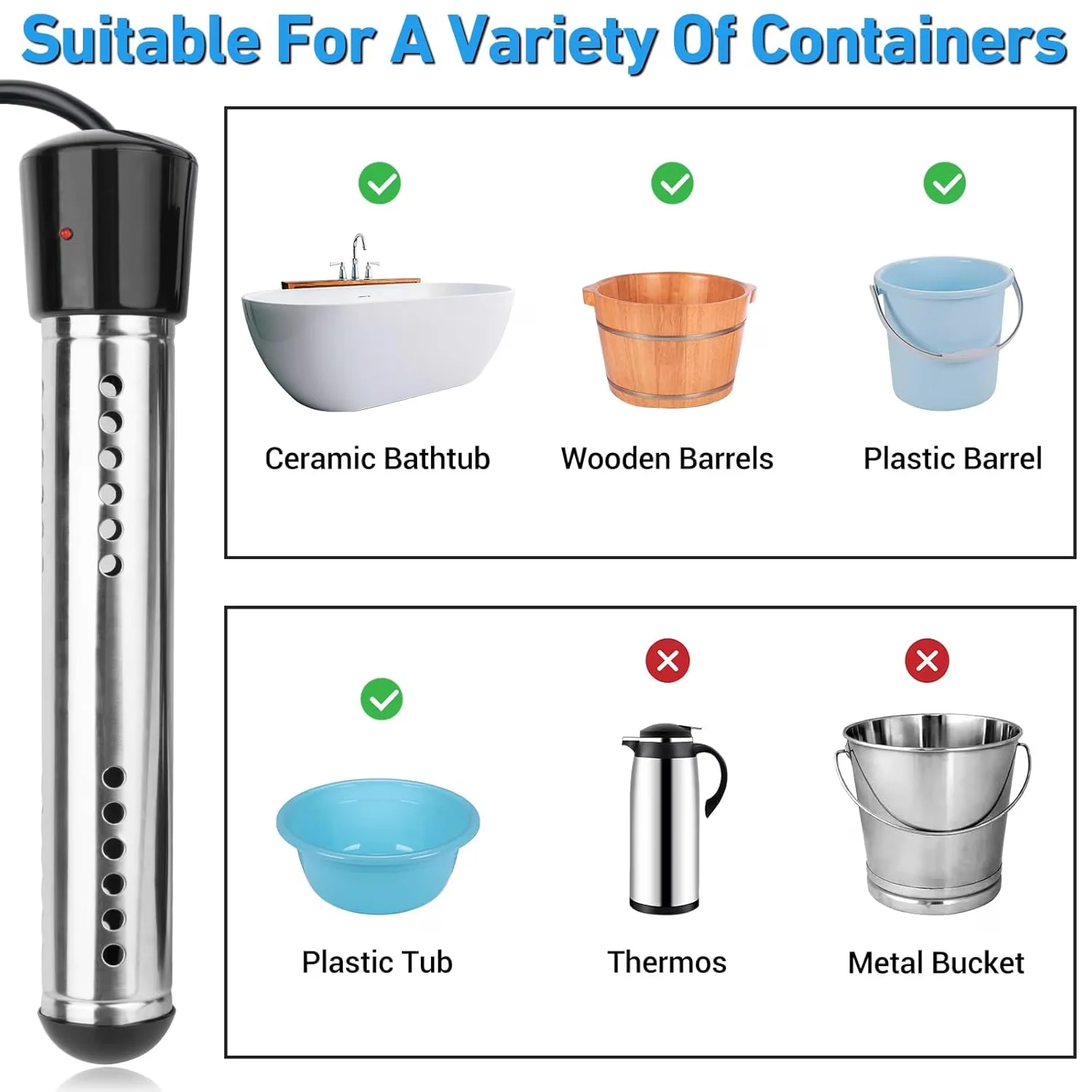 Plumbing Reliable with 1500W, Portable, Auto Shut-Off for Small - Sleek Profile Model CF58FF