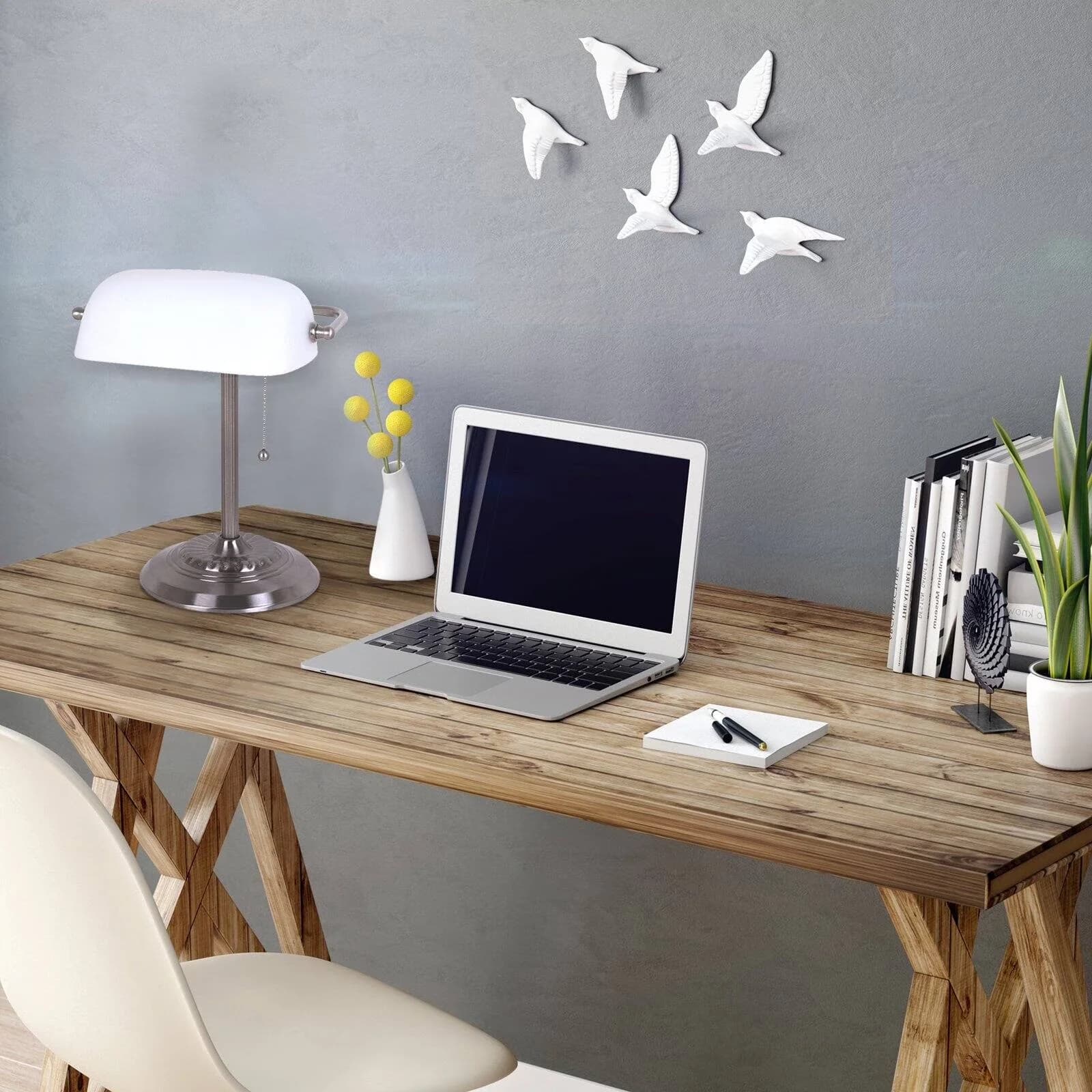 Premium Desk Lamp with LED, Task Lamps, Traditional - Metal, Glass Gold for Home, Office Model CE9AD5
