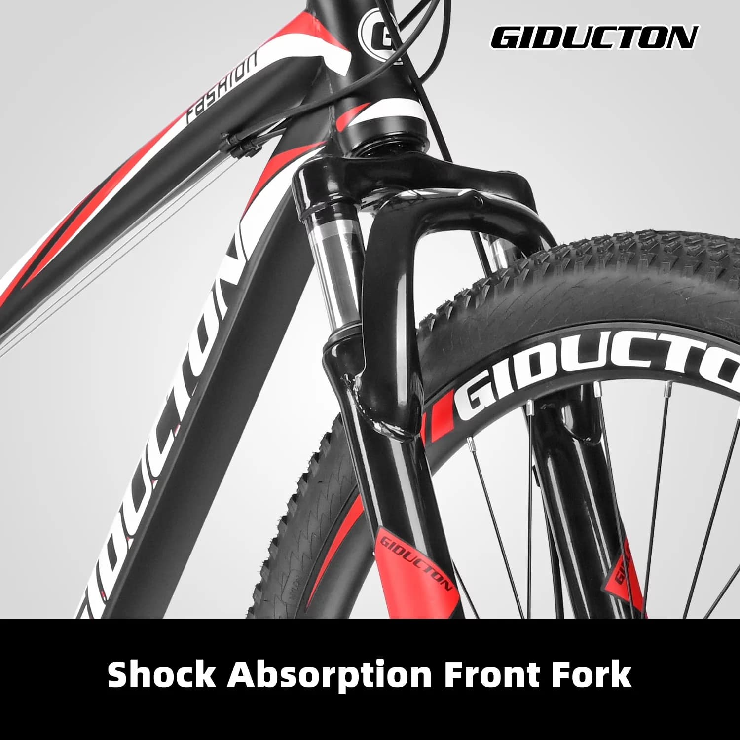 Efficient Mountain Bike with Lightweight, 27.5 Inch, 21 Speed Shifter - Red Model 48F3EA