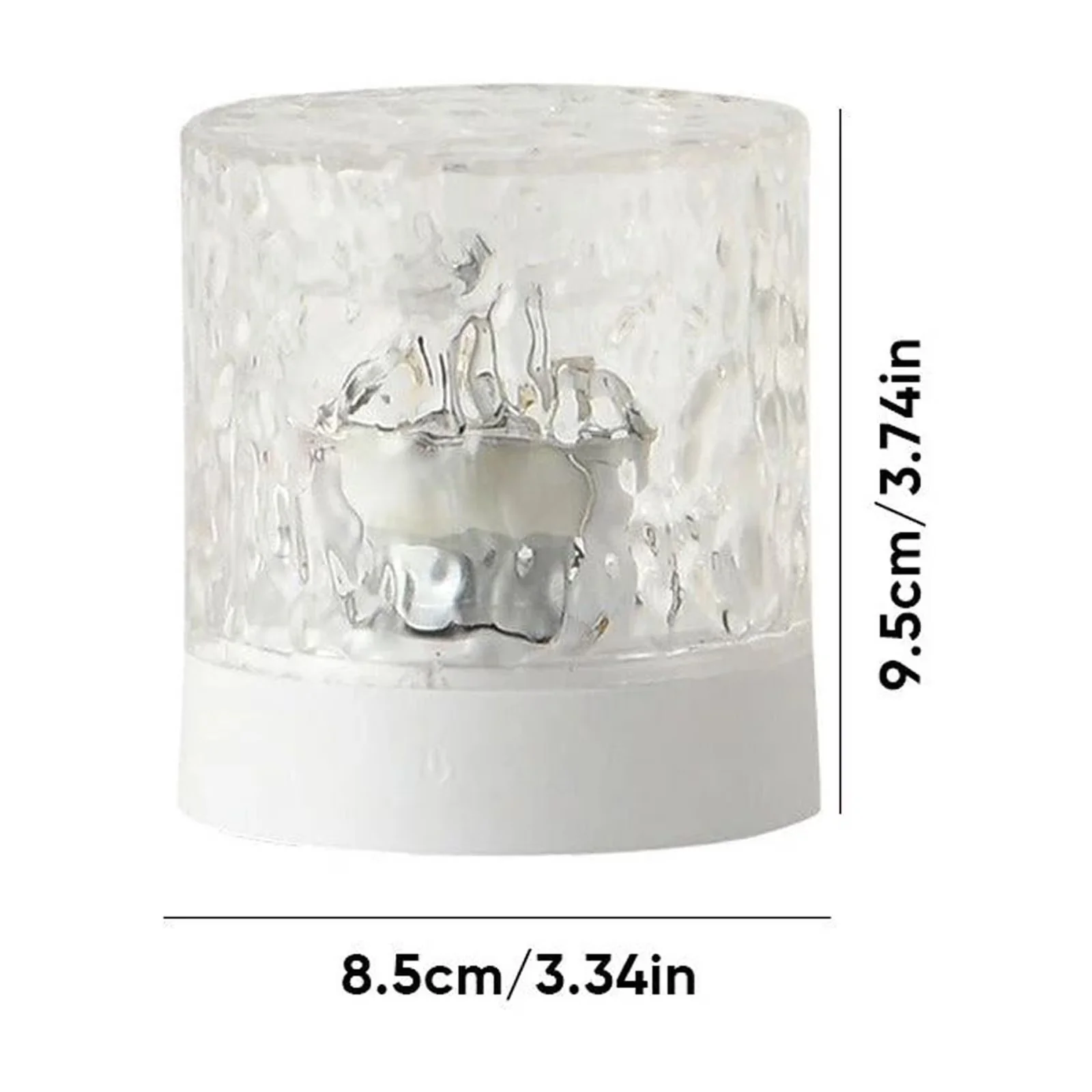 Efficient Lamp with LED, Battery, Contemporary - Multicolor Rotating - Standard Series Model 055686