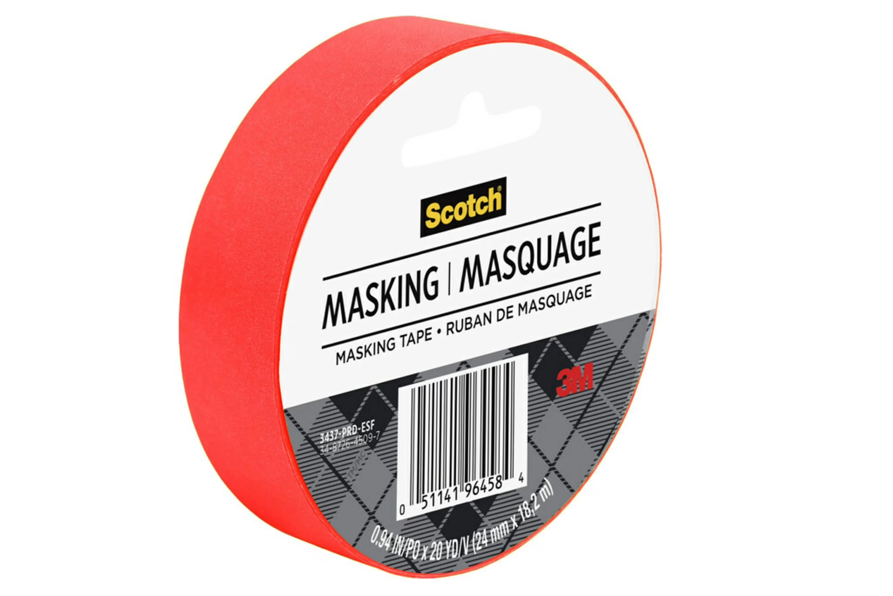 Moving Essential with 94" x 20yds, Expressions Masking Tape - Acrylic Red Model 27E2A5