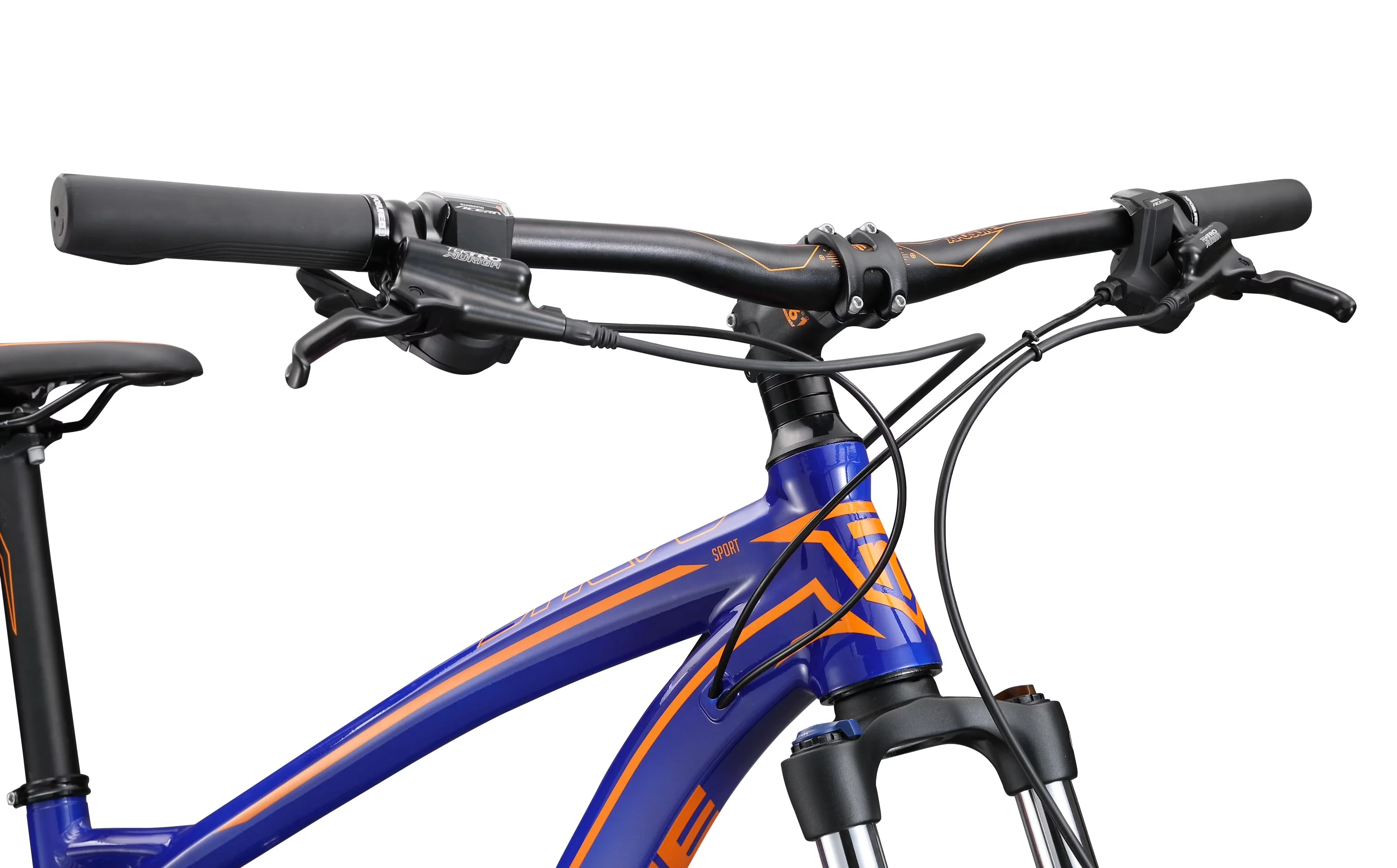 Professional Mountain Bike with Adjustable Speed, Adjustable Seat Height, Blue - Blue Model CEA072