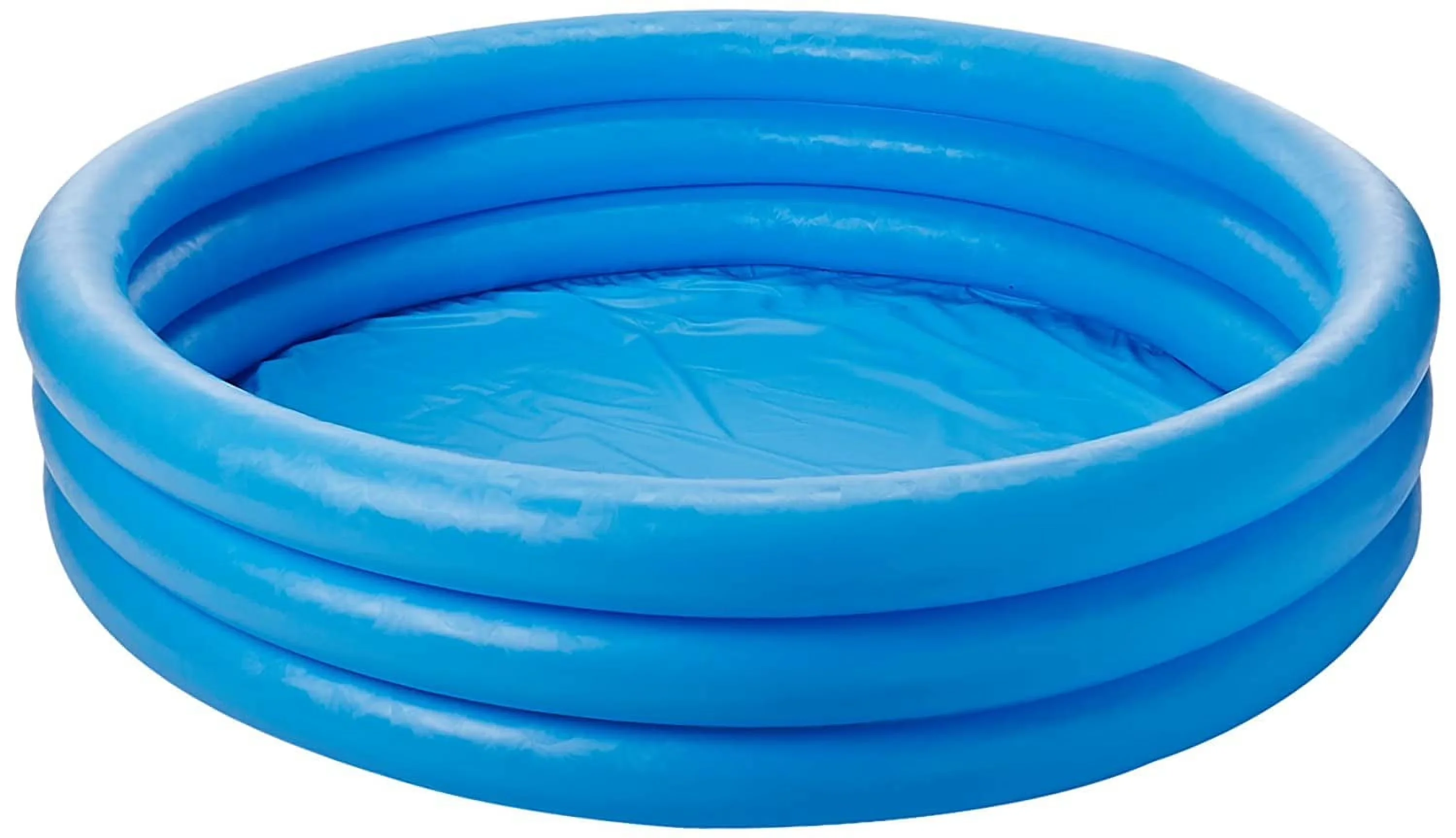 Modern Inflatable Pool with Puncture Resistant, Cryatsal Blue Kiddie 45" x 10", Age Grade: 2+ - Multicolor Model B04C07