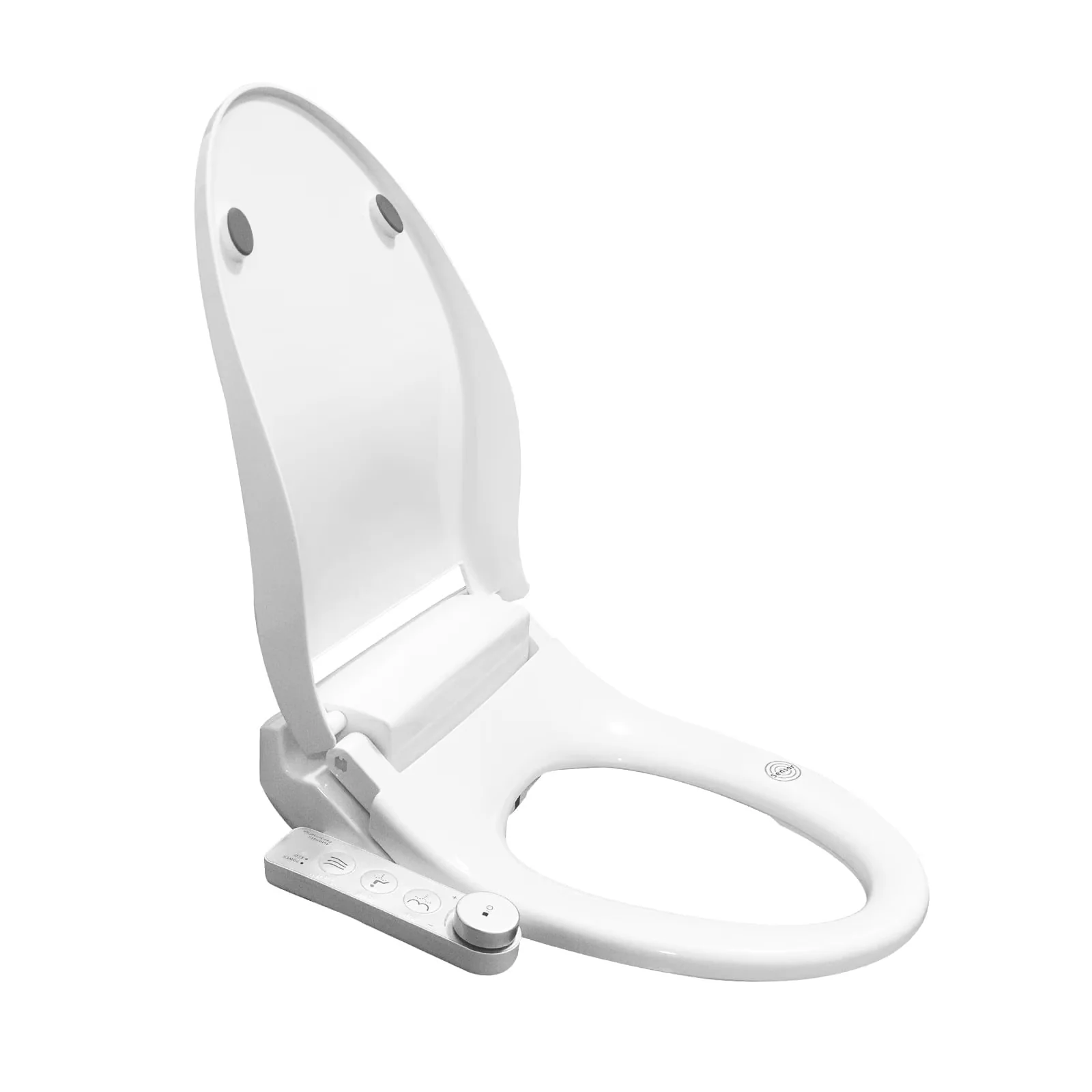 Premium Toilet Seats And Lid with Bidet Seat, Soft Closed - White Plastic Model 68963D