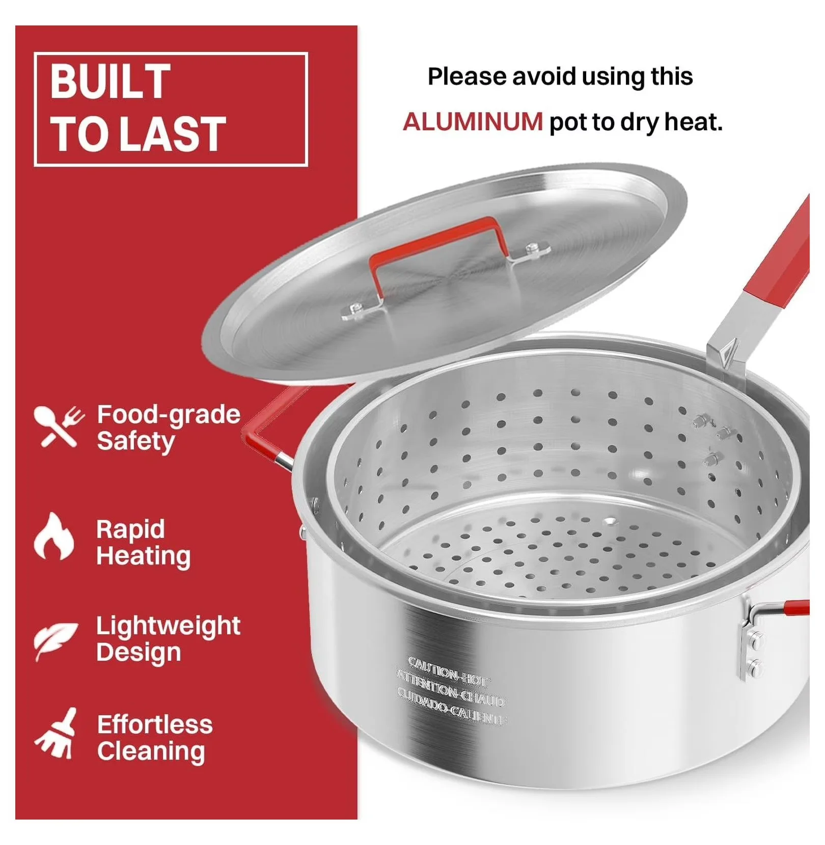 Professional Outdoor Fryer with 10QT Aluminum Fish Pot |, Lid & Tong | Deep for Small - Model 0B39F8