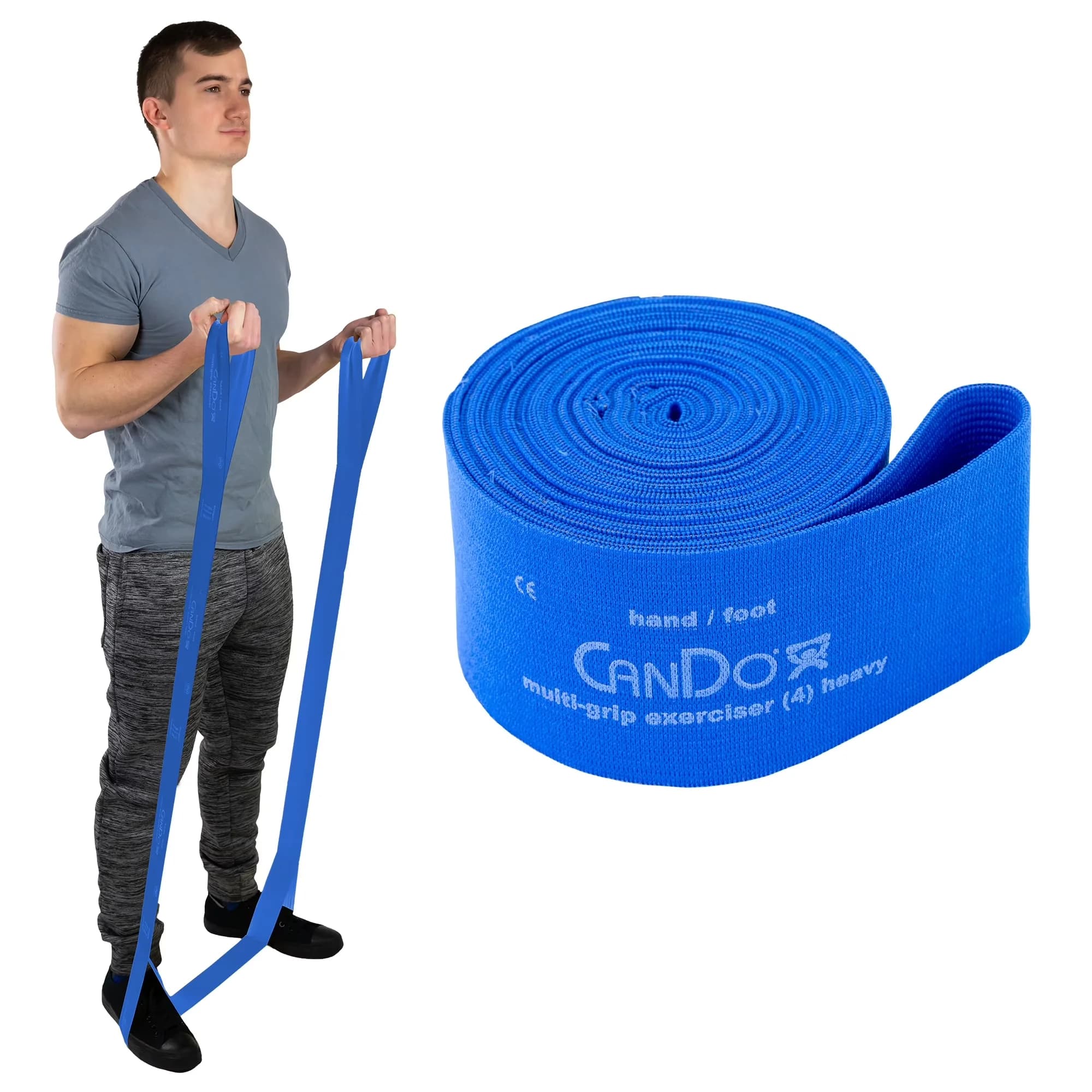 Versatile Home Gym Accessory with Hand and Foot Loops - Pvc (Polyvinyl Chloride) Blue Model ED6E80