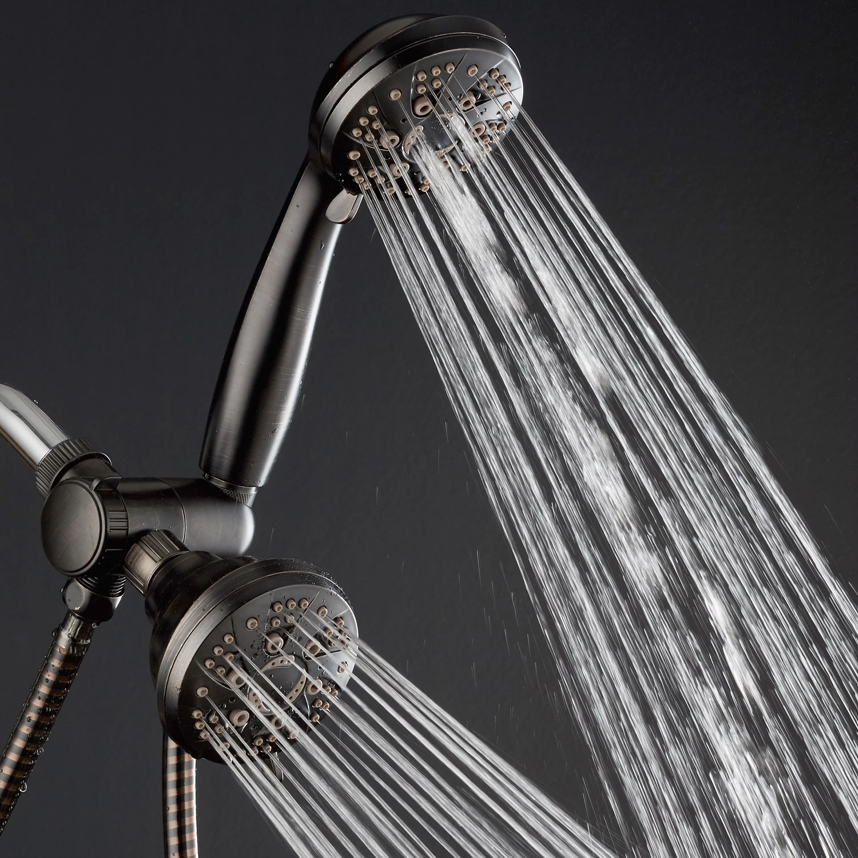Shower Head Quality with Adjustable, Oil Rubbed Bronze - Abs Oil Rubbed Bronze Model 222FC4