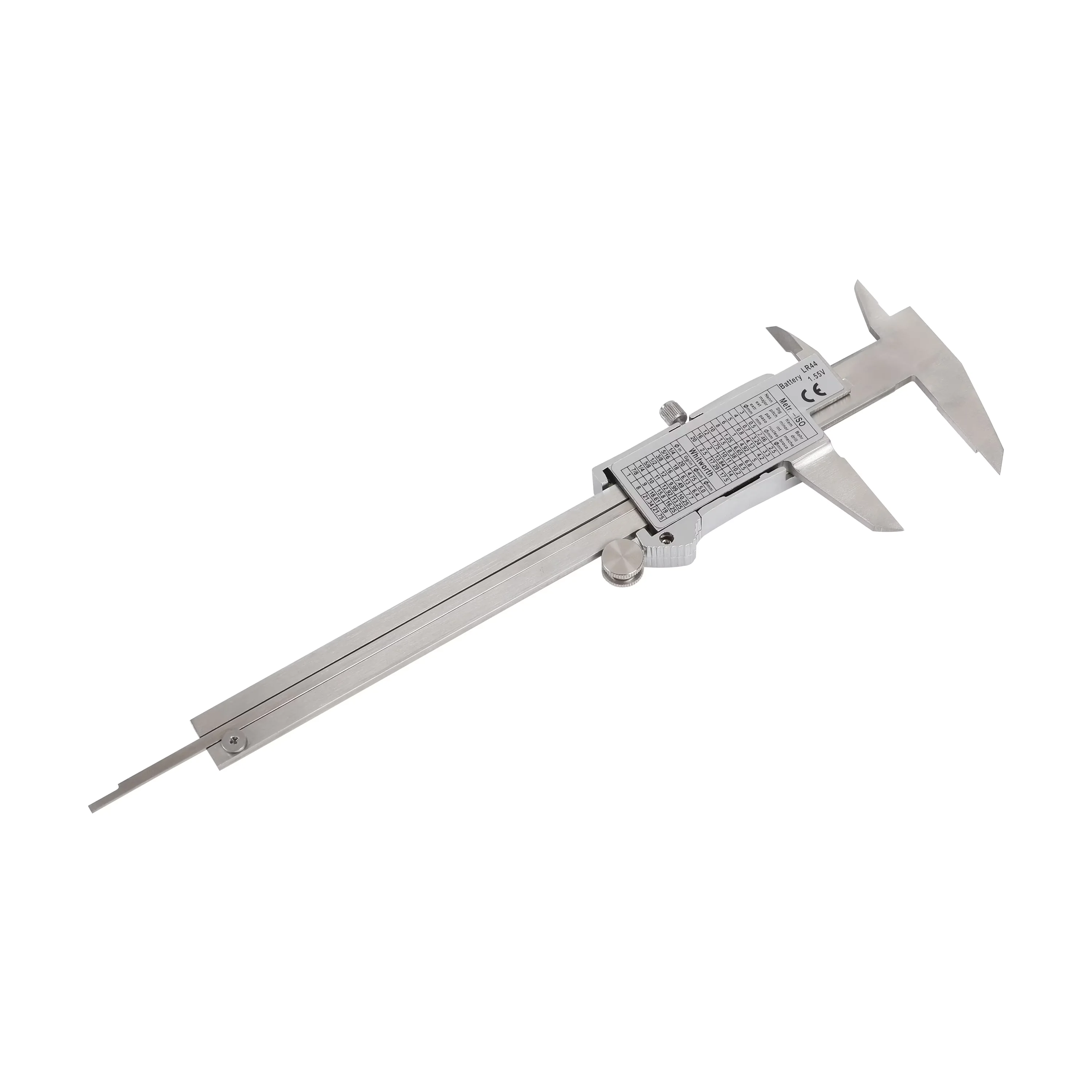Quality Measuring Layout with Accurate Measurement, Inch/Metric - Stainless Steel Model 189C7E