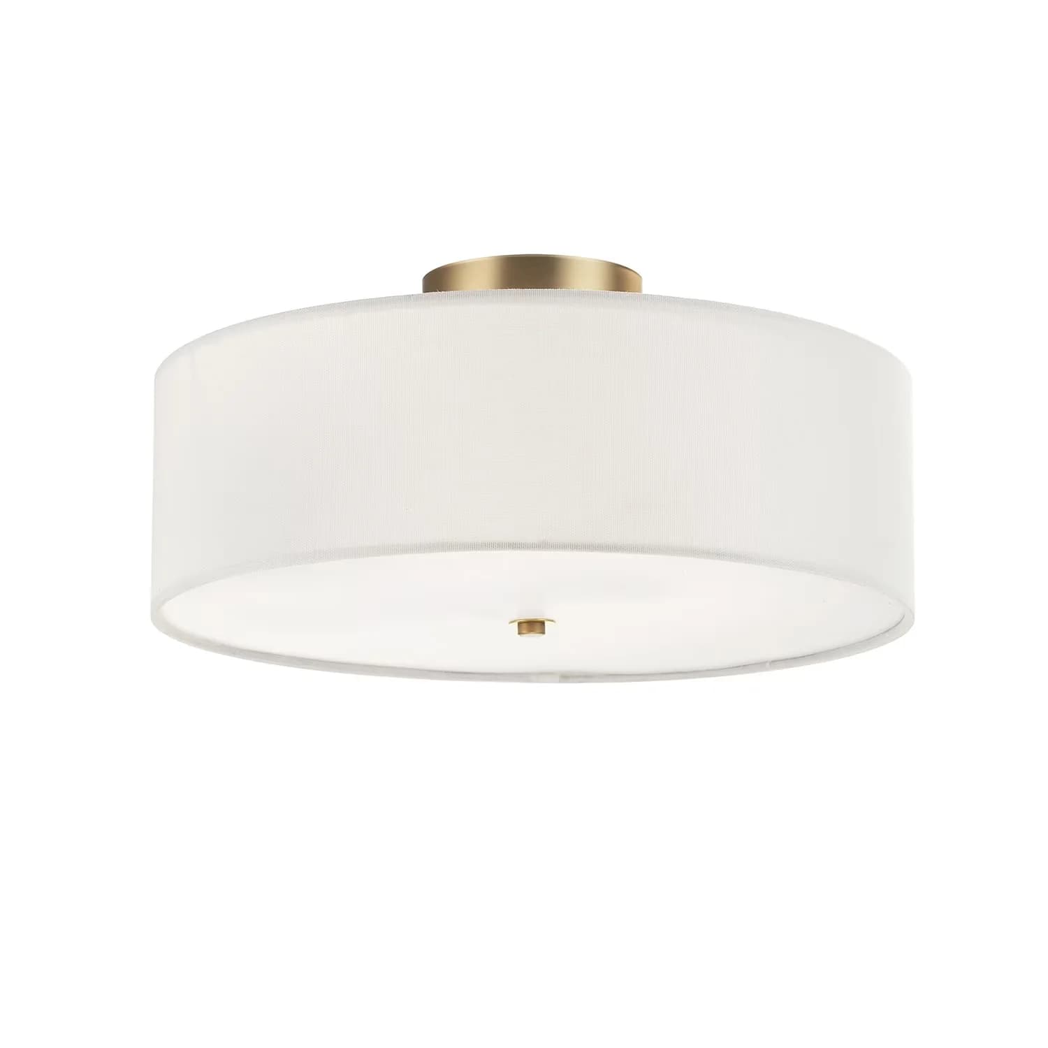 Ceiling Lights Fixture Efficient with LED, Dimmable, Minimalist - Metal Gold Model FC6180