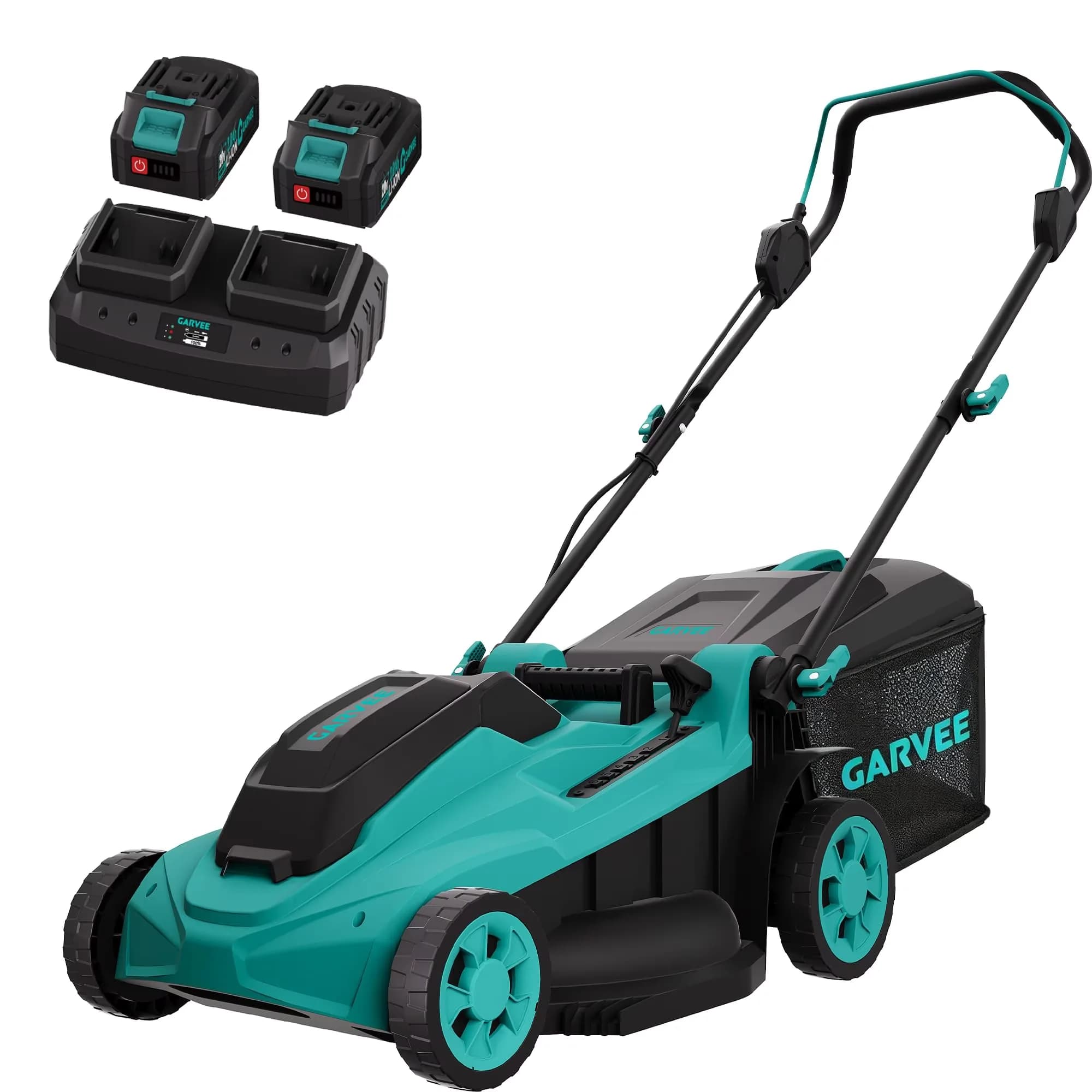 Push Mower Efficient with Battery, 20V, 2 x 20V 4.0Ah Battery Lawn Mowers - Model 53CD06