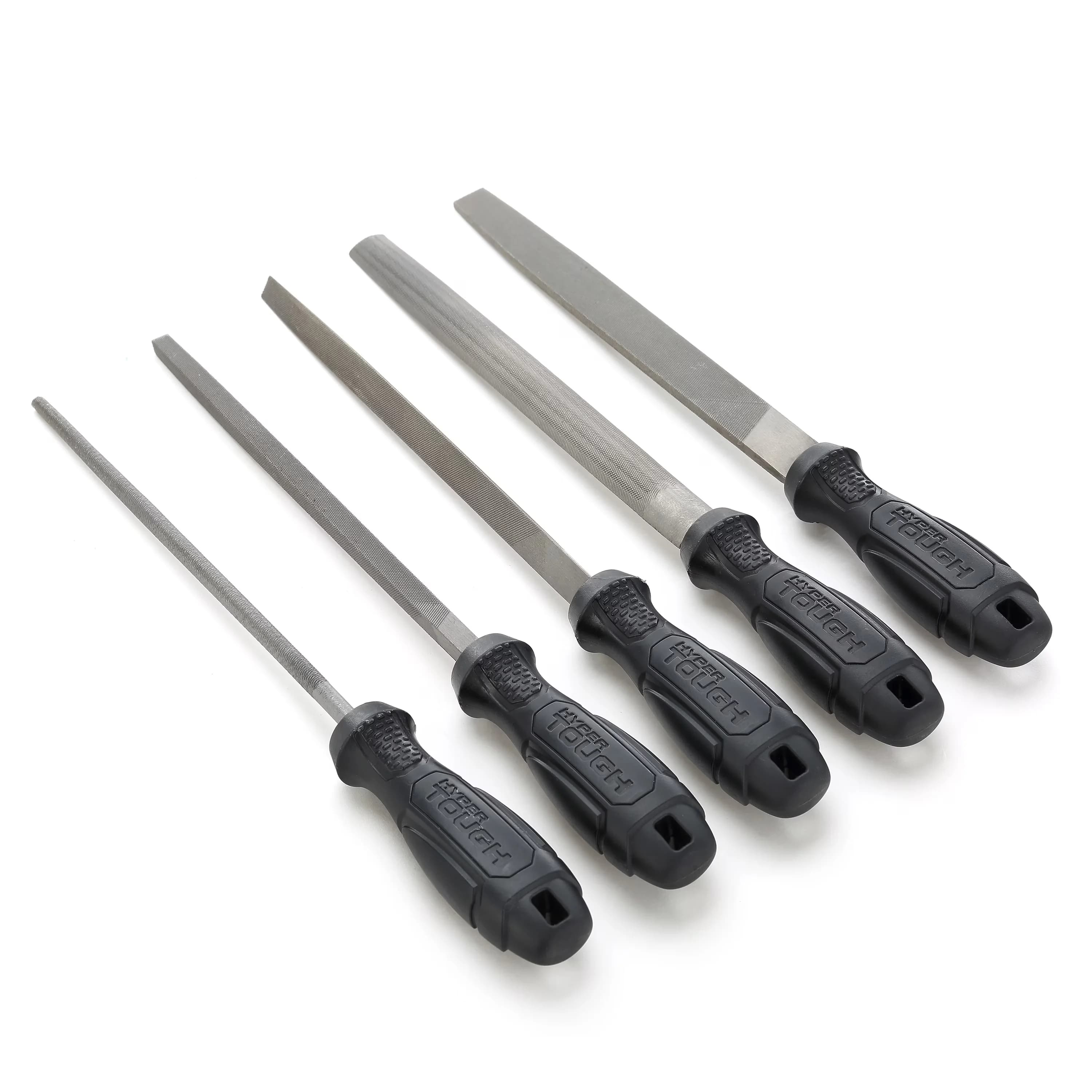 Reliable Hand Tool with Compact, New Condition, 5-Piece 8-inch File Set - 1.4" x 7.5" x 14" Model A87E70