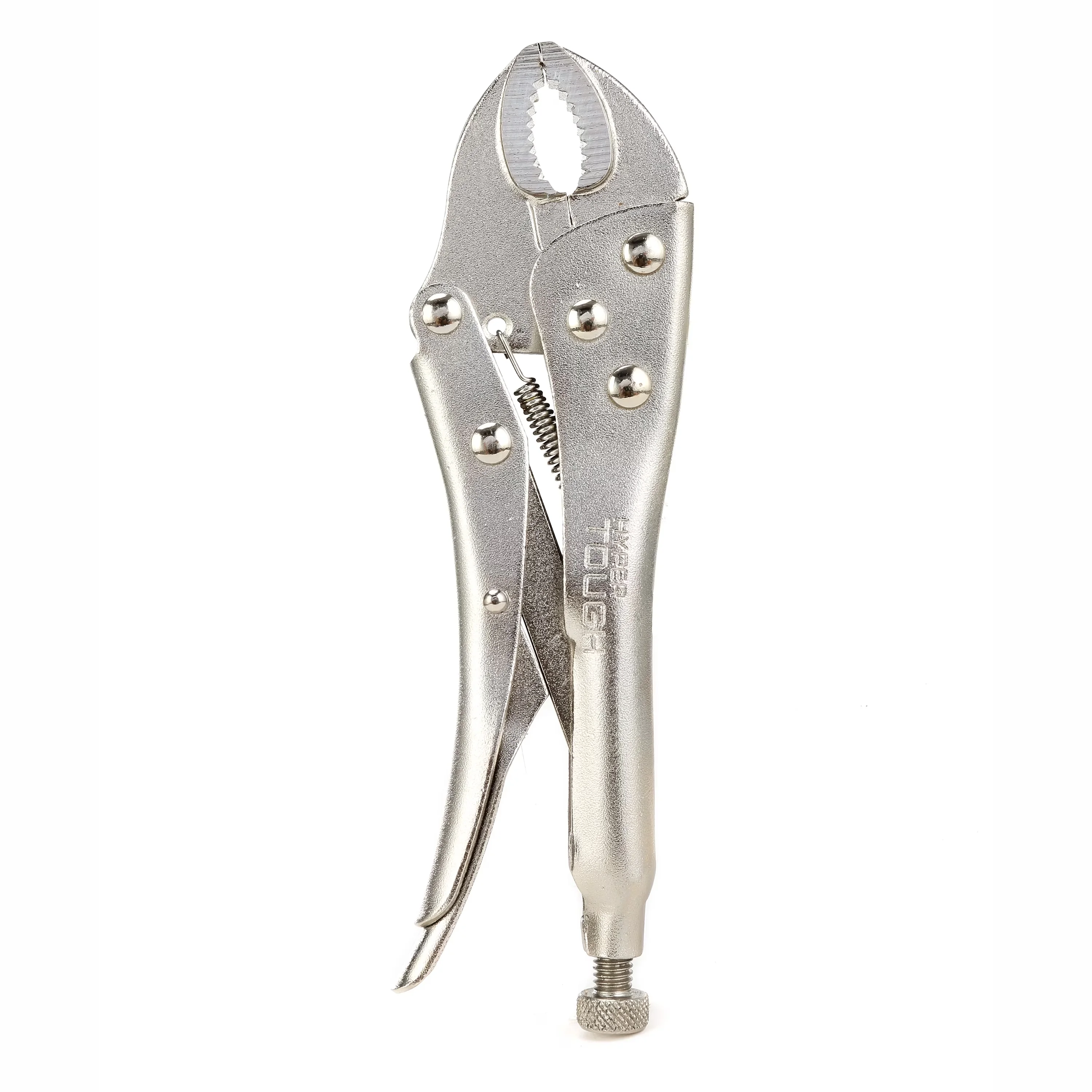 Compact Hand Tool with Adjustable, 7 inch Curved Jaw Locking Pliers, 7.28inX0.59inX2.17in 0.73lb - 7" Model 6F1CF0