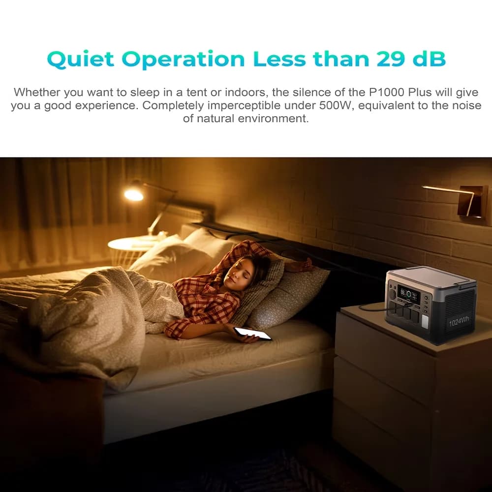 Compact Generator with 1800W, Digital Display, Short Circuit Protection - Black for Home, Camping Model A3B8D1