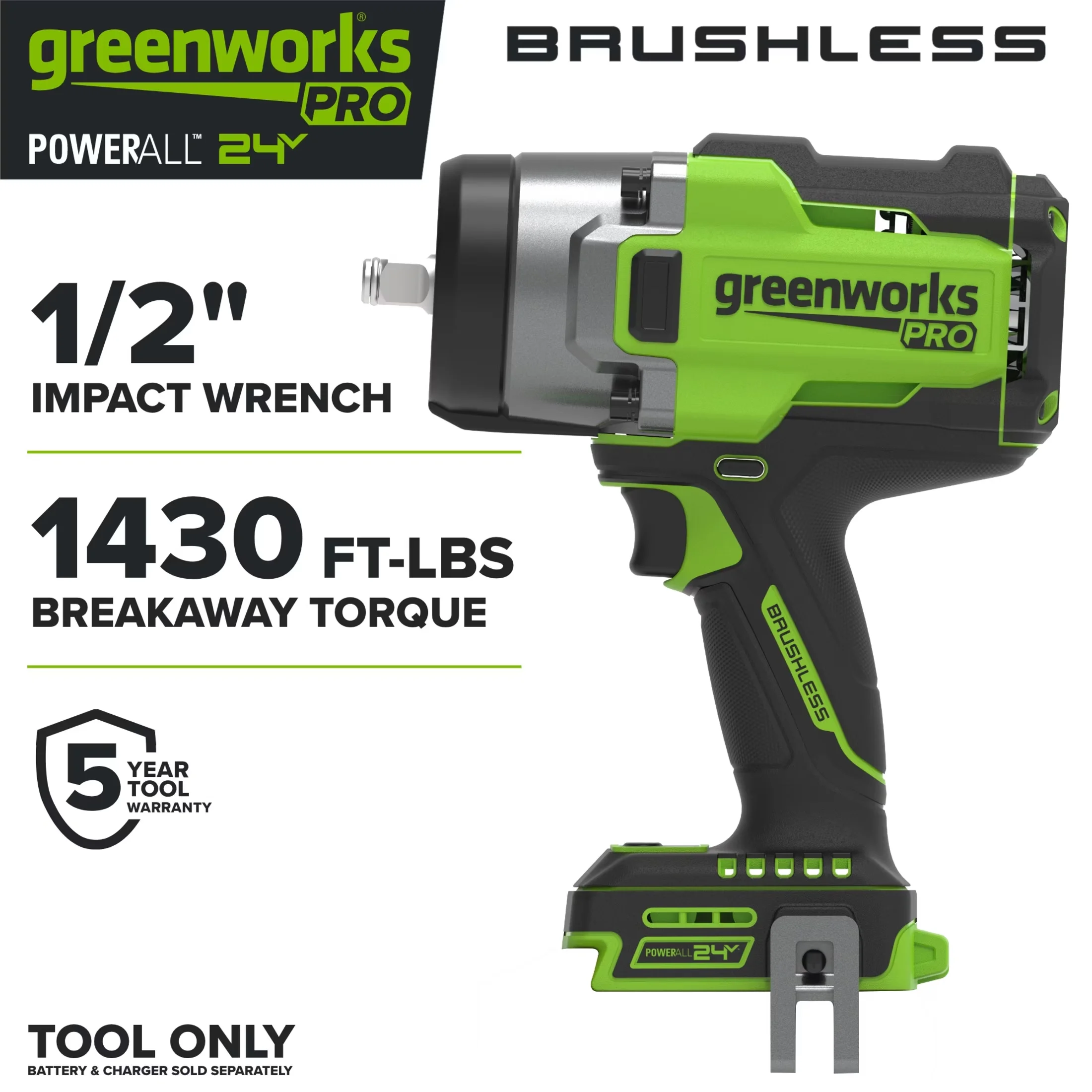 Modern Power Tool with Battery, 24V, Only - Heavy Duty Model F4FF1A
